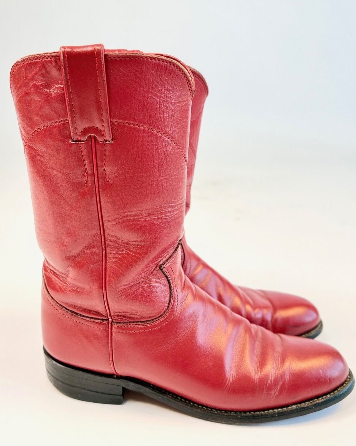 Ruby Red Justin Cowboy Boots