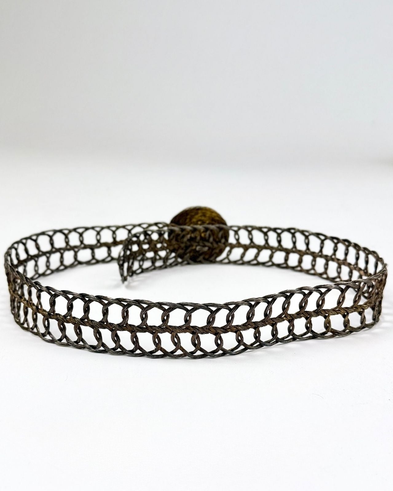 Metallic Woven Belt