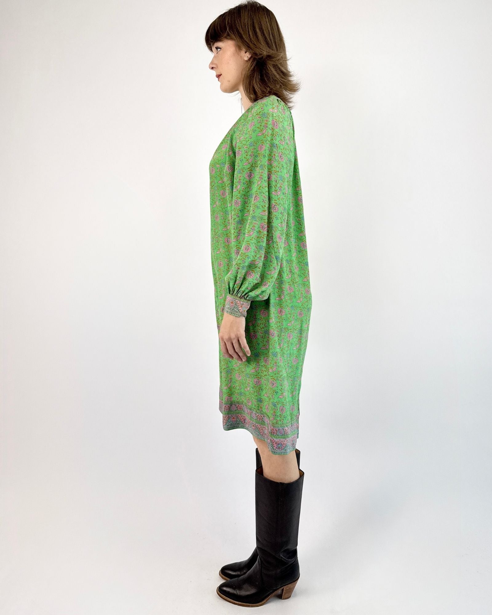 Treacy Lowe Greener Sides Silk Dress