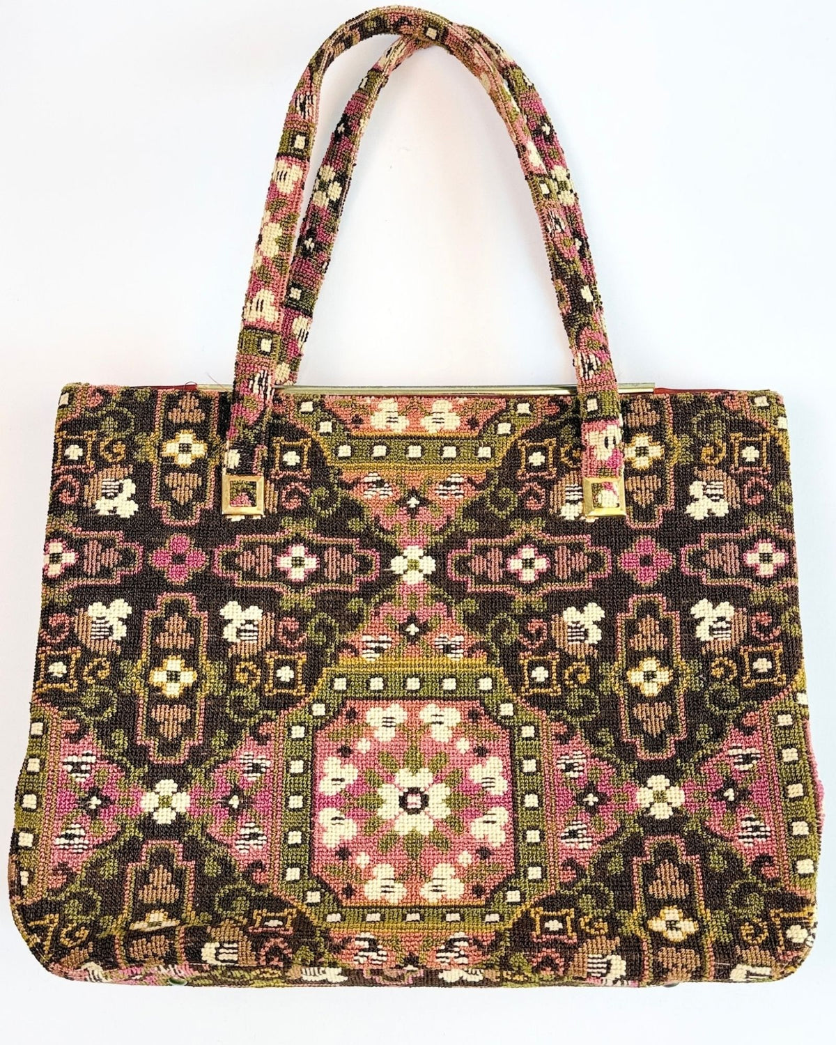 1960s Tapestry Box Purse