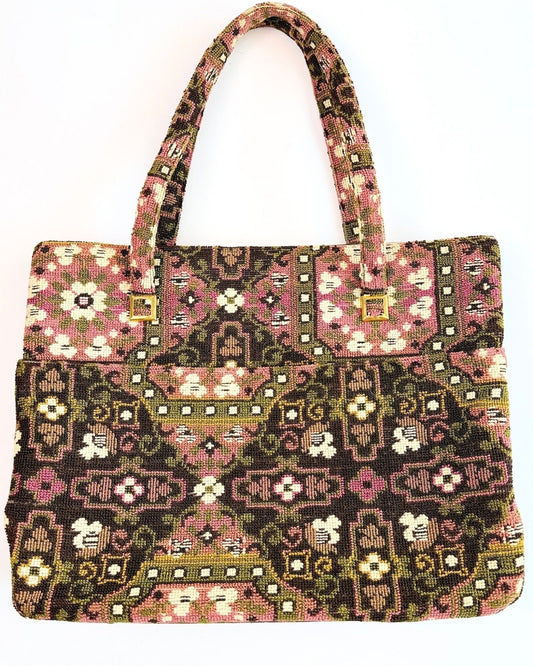 1960s Tapestry Box Purse