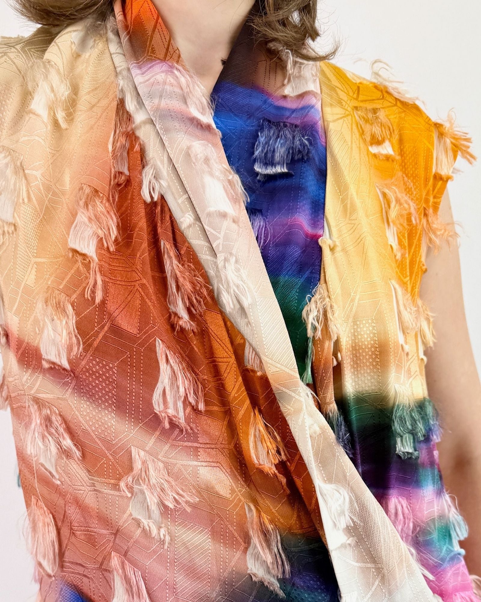 Dries Van Noten Electric Rainbow Dress