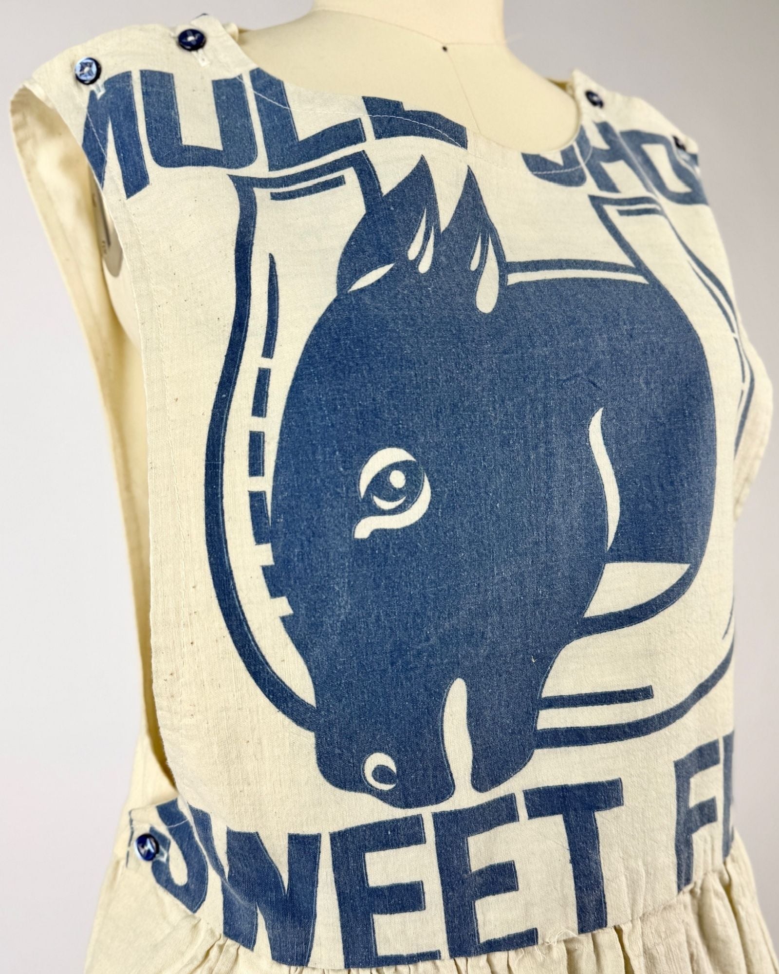 Sweet Feedsac Mule Print Dress