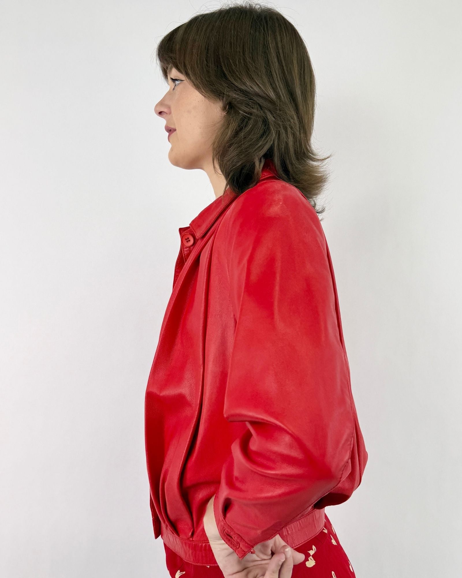 80's Cherry Bomb Leather Jacket