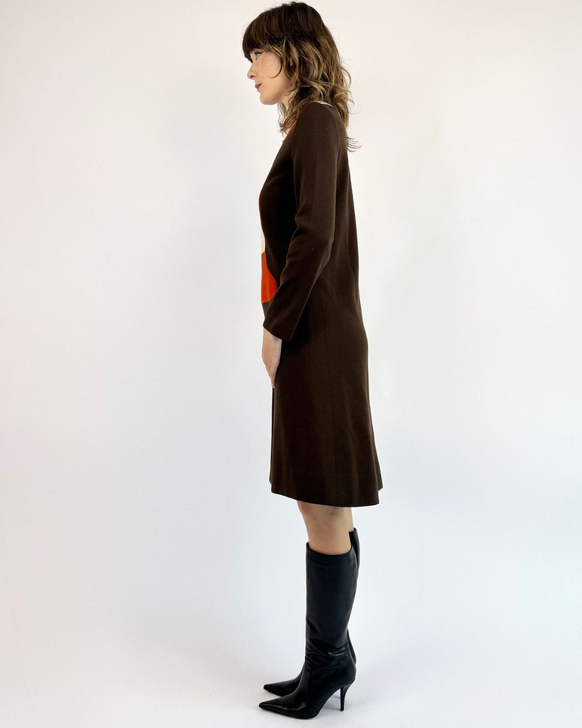 Pierre Cardin Mod About Autumn Wool Dress