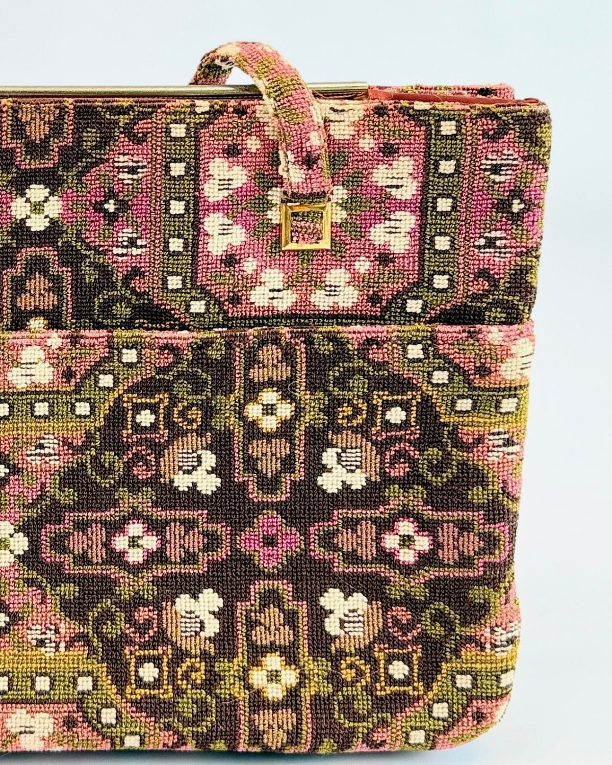 1960s Tapestry Box Purse