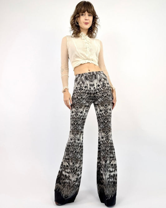 Roberto Cavalli Flock Together Bell Bottoms