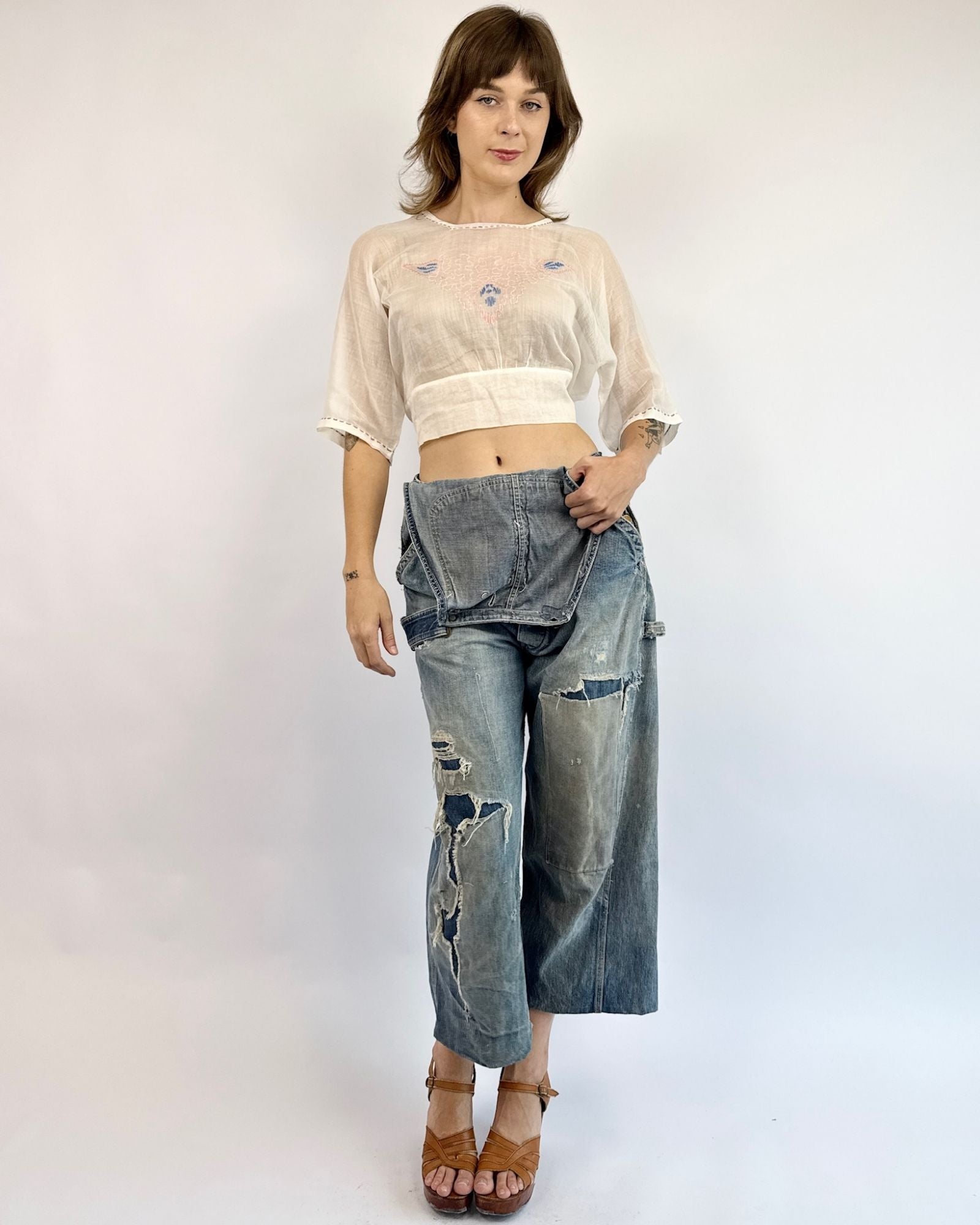 Edwardian Sheer Joy Cotton Lawn Top