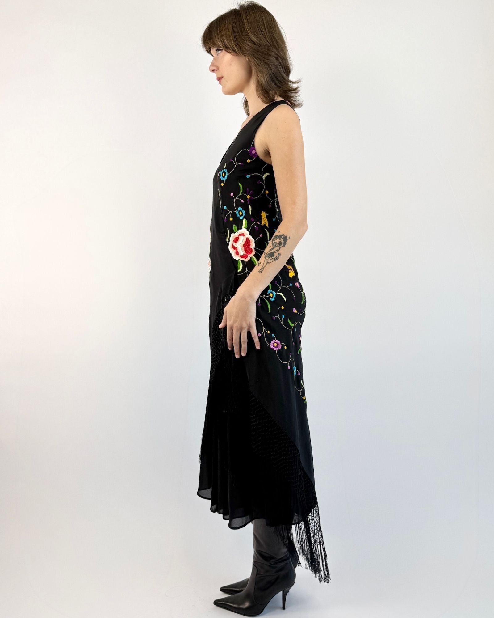 A Love Supreme Piano Shawl Silk Dress