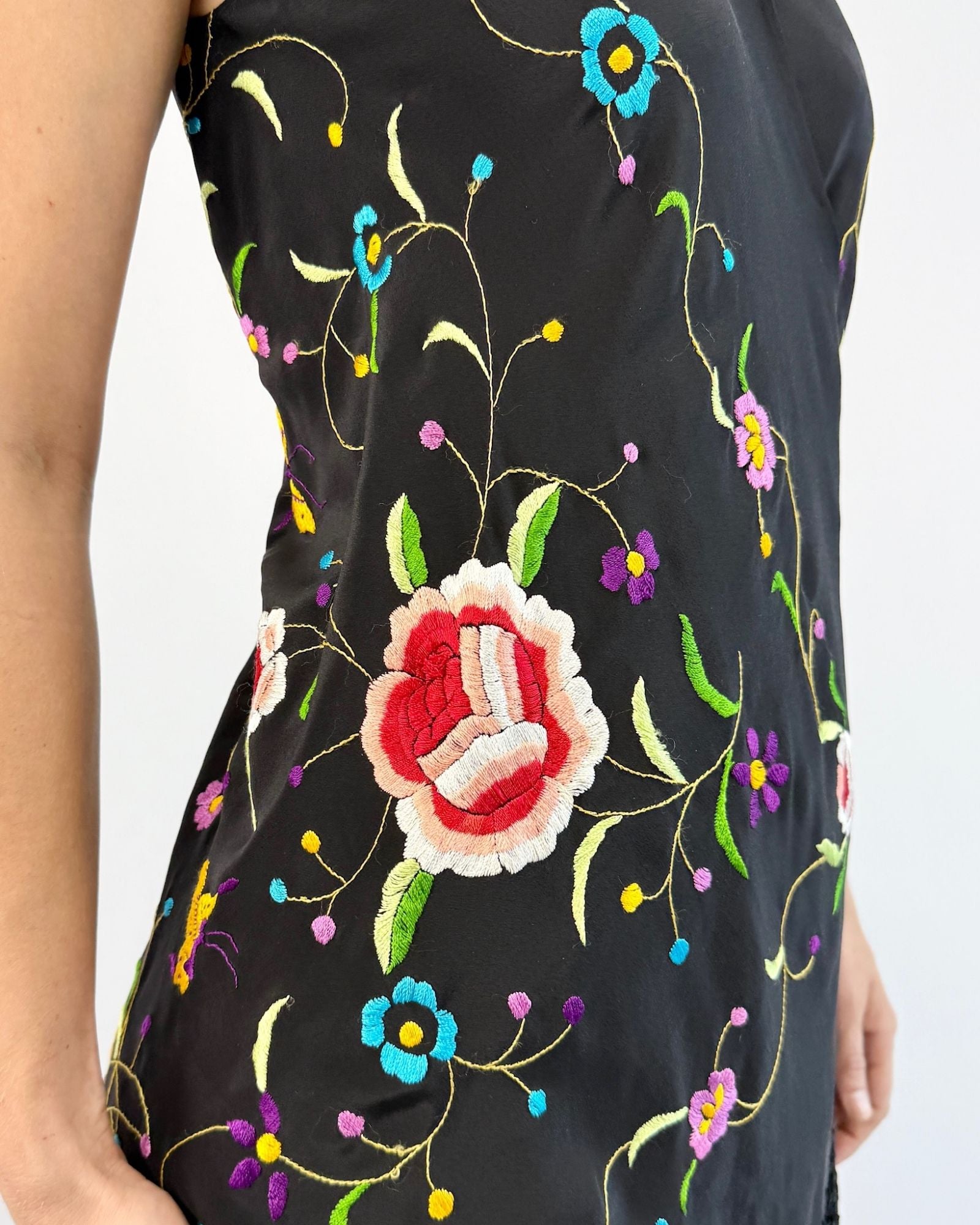 A Love Supreme Piano Shawl Silk Dress