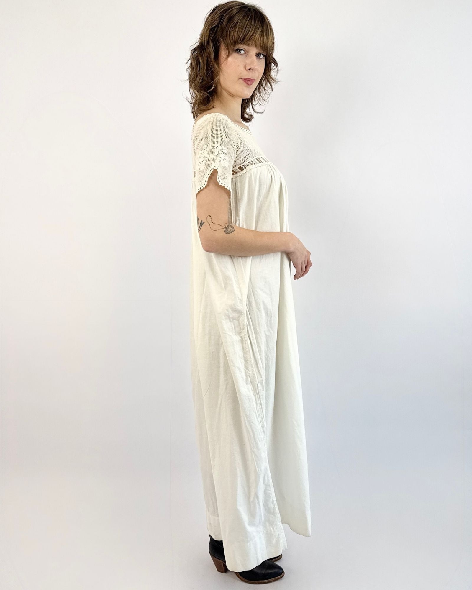 Dove Reverie Edwardian Maxi Dress