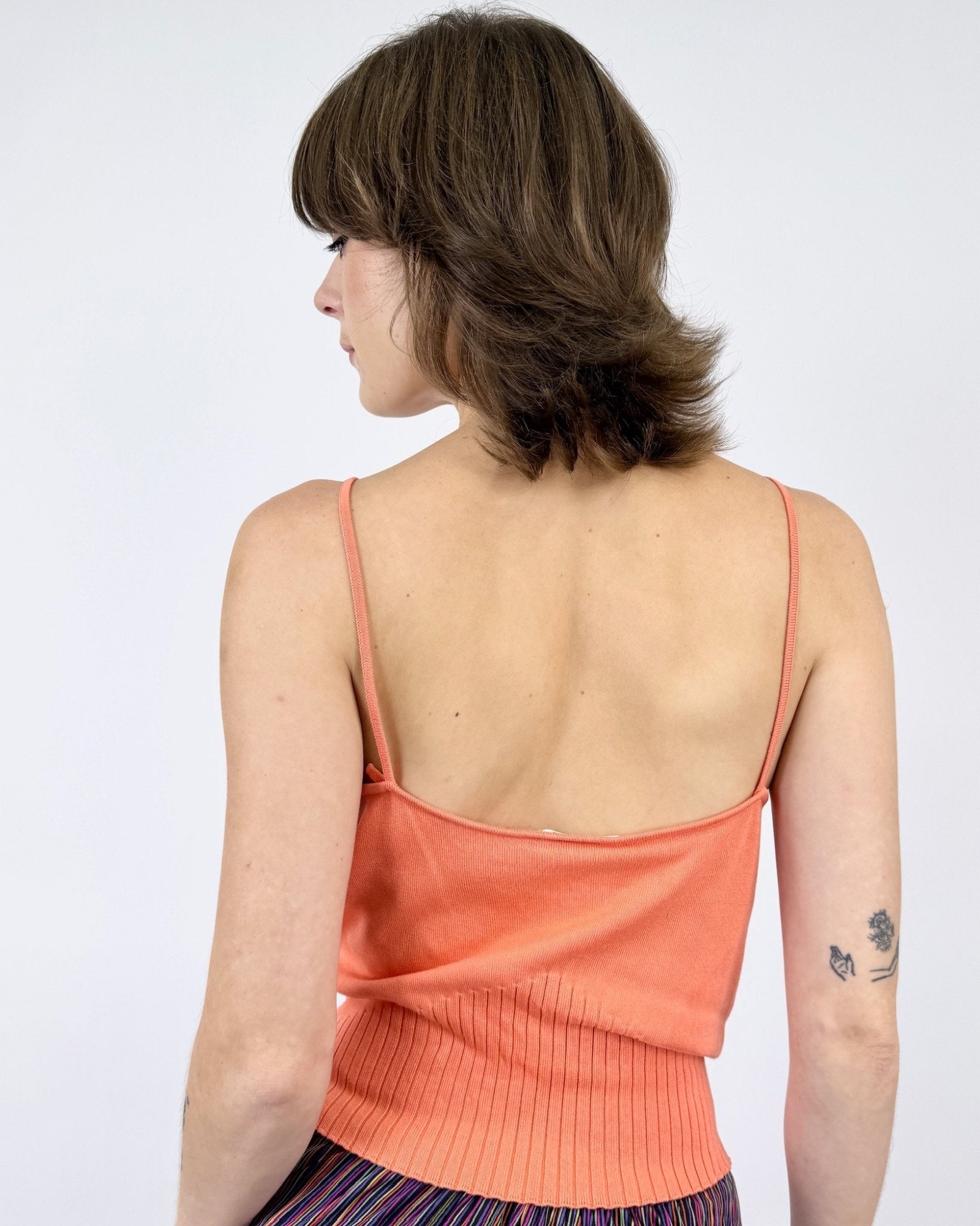 Chanel Coral Kiss Knit Tank