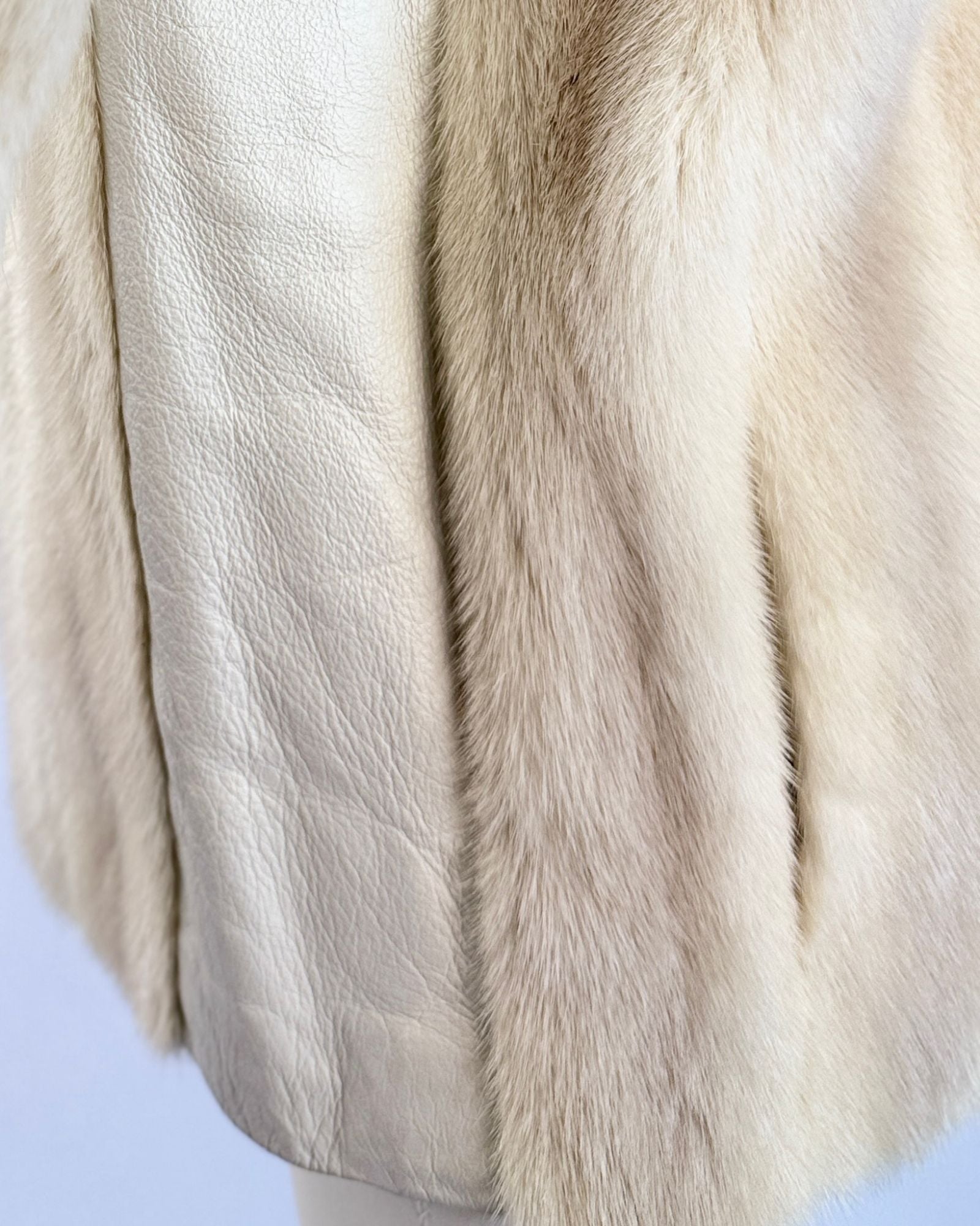 Cream Neiman Marcus Mink Coat