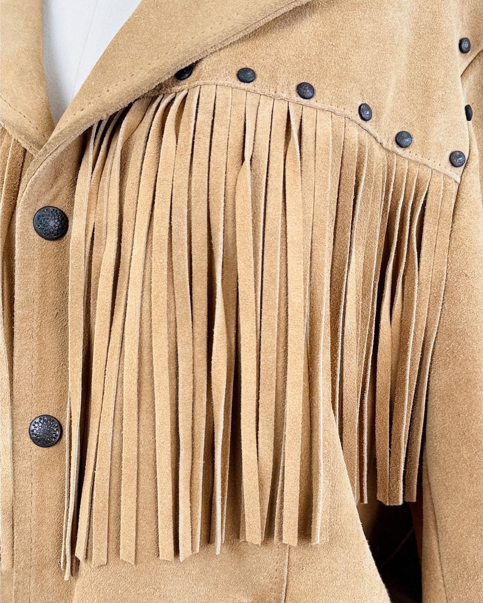 Pioneer Wear Studded Fringe Jacket