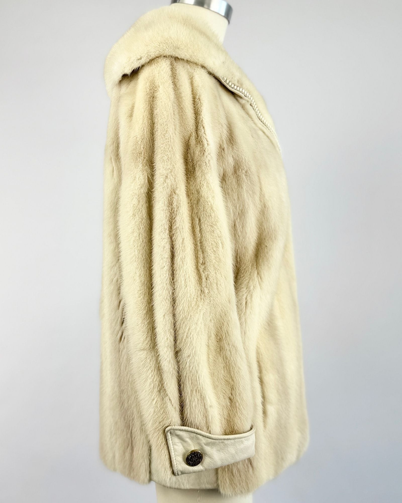 Cream Neiman Marcus Mink Coat