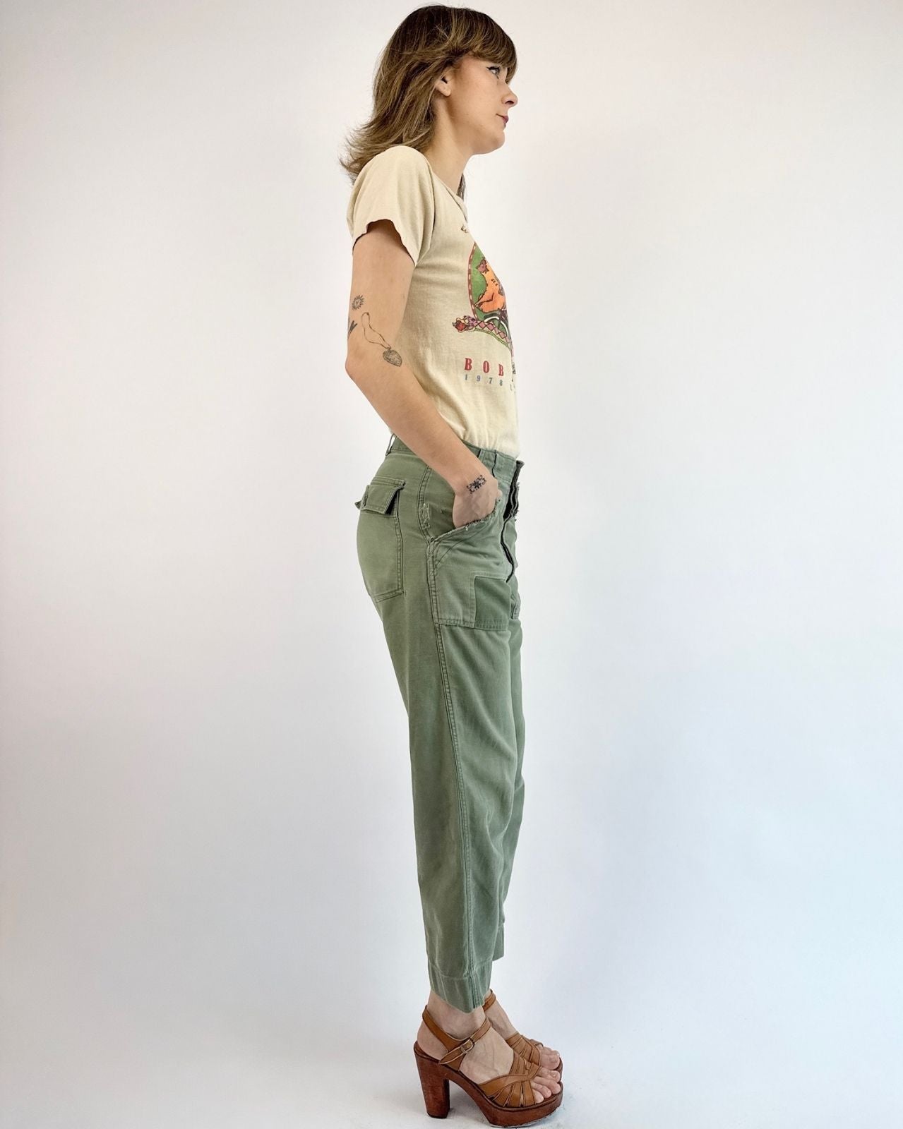 Hint of Strawberry Army Fatigues