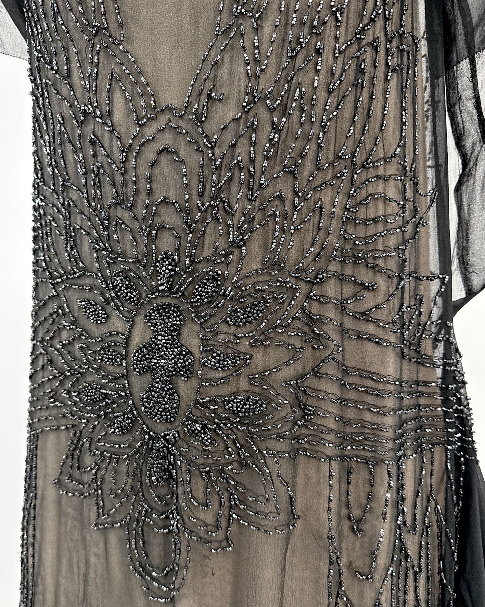1920s Hauntingly Beautiful Beaded Dress