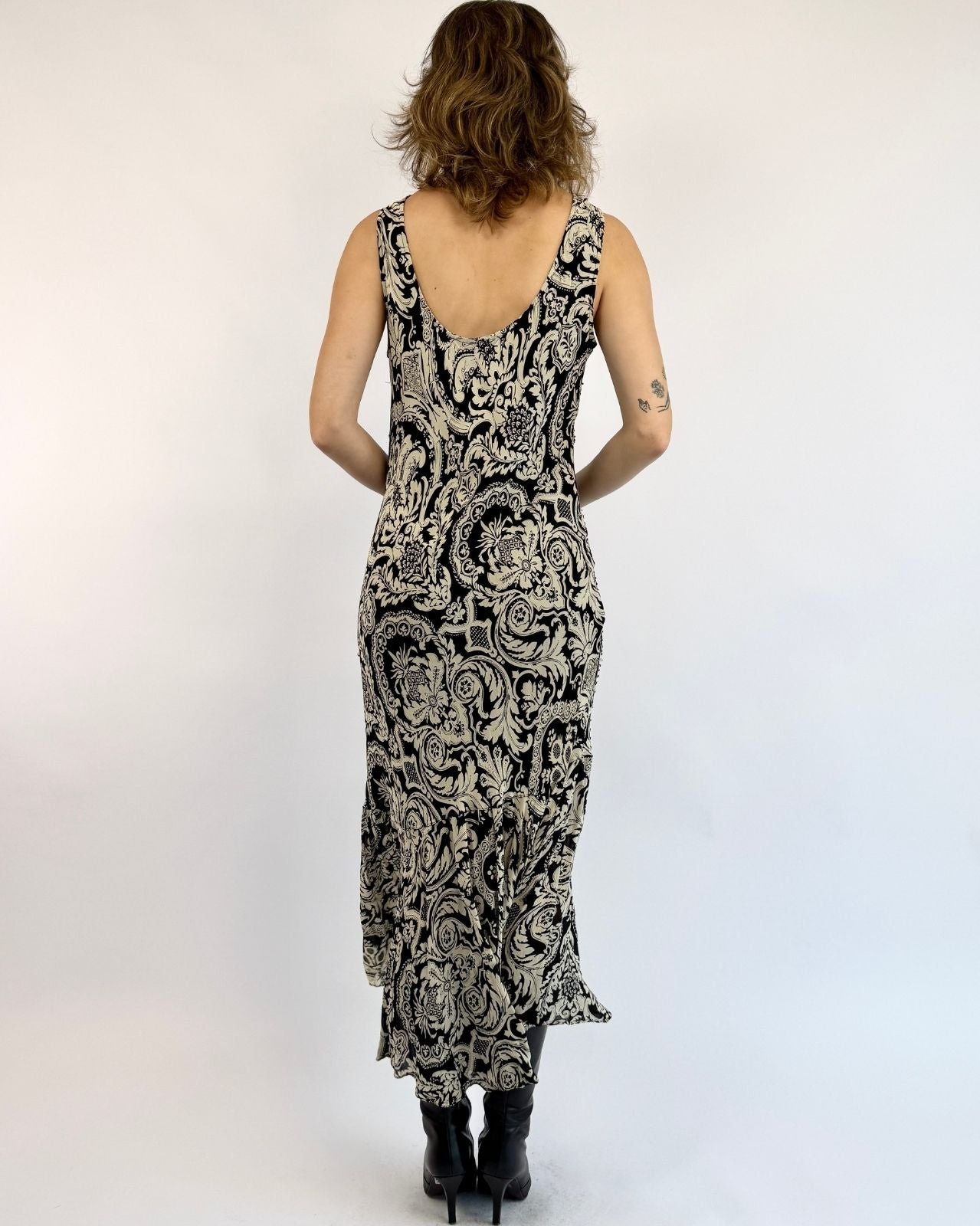 Y2K Summer Noir Evening Dress