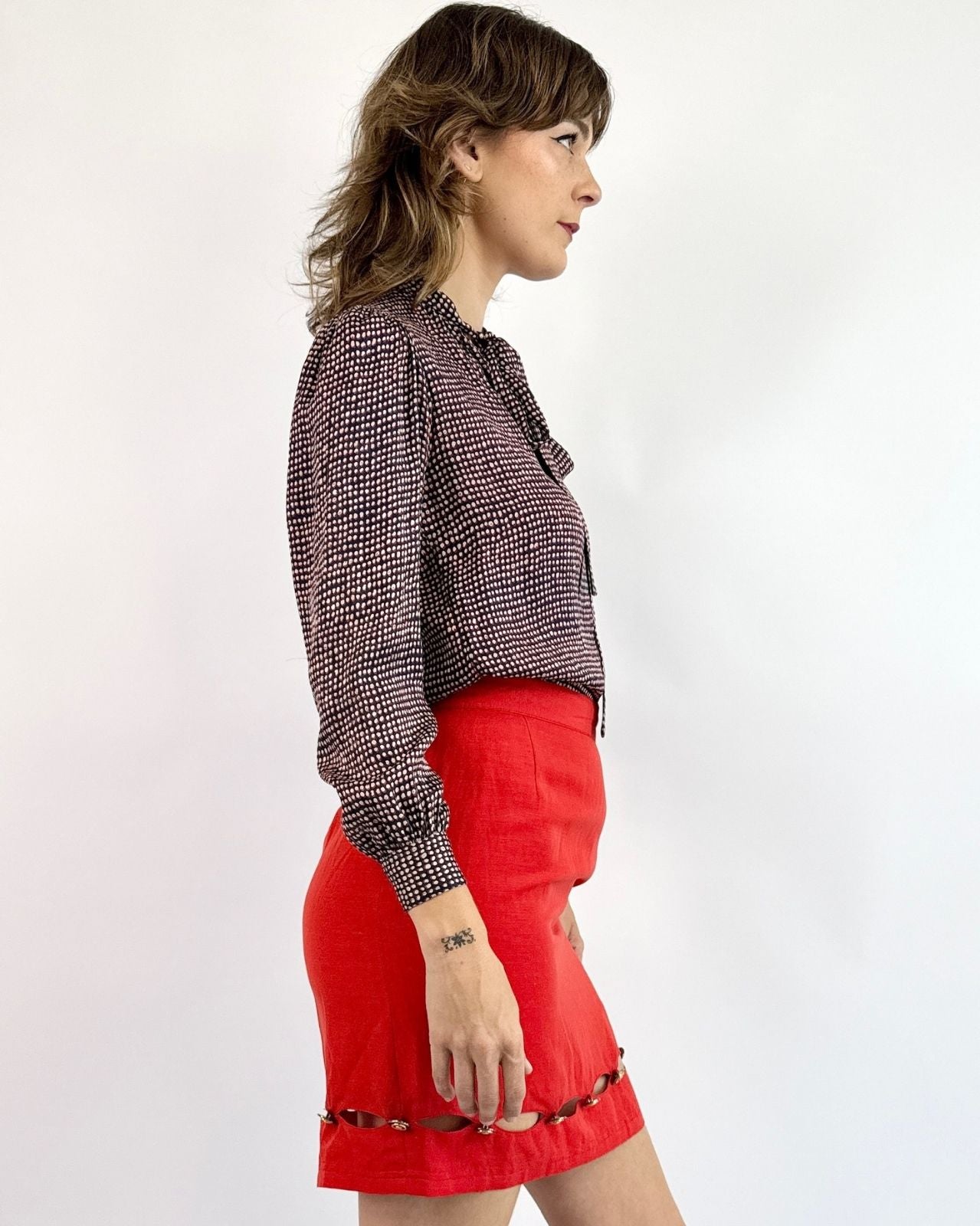 Yves Saint Laurent Primary Feelings Bow Blouse