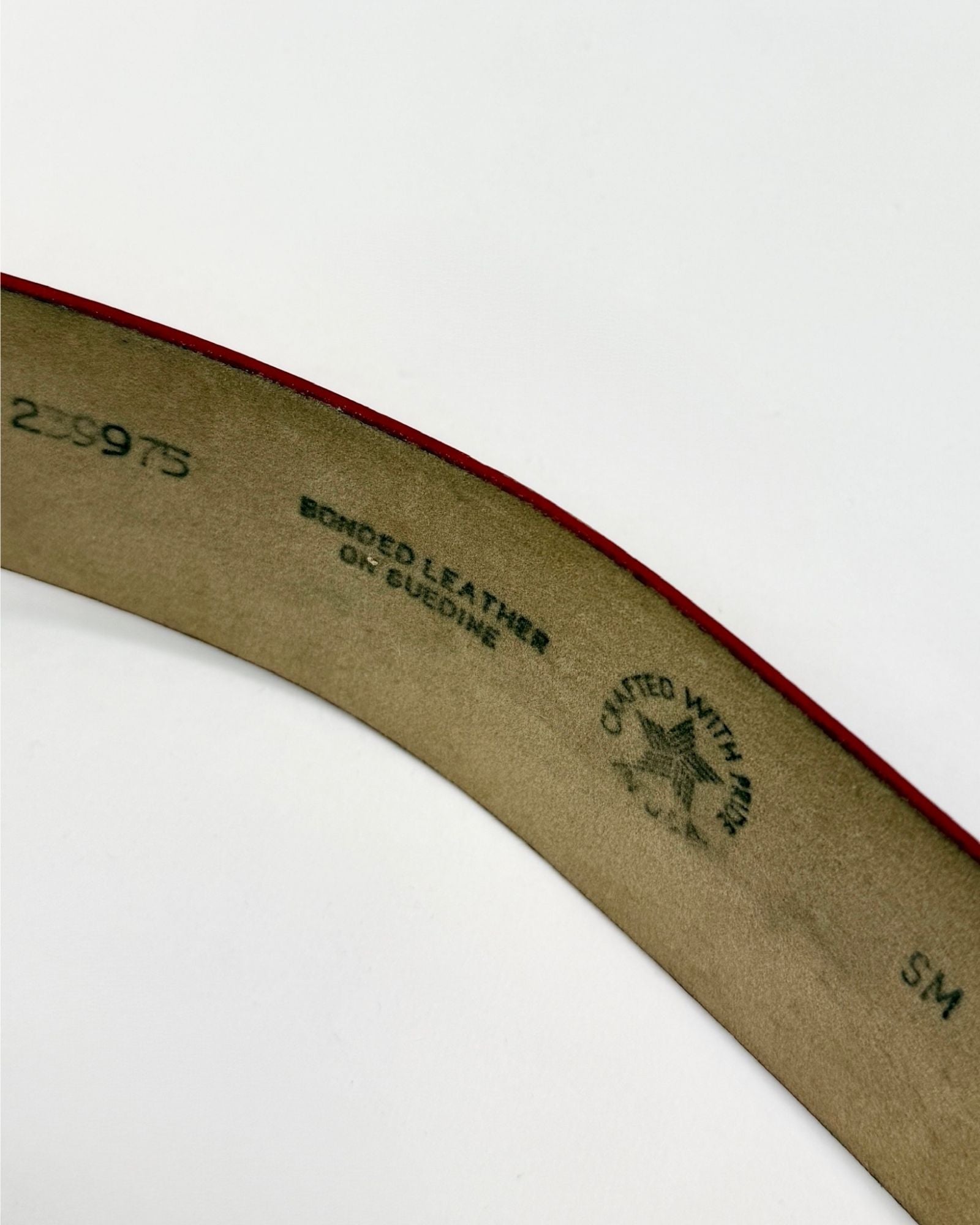 Wide Leather Snake Belt