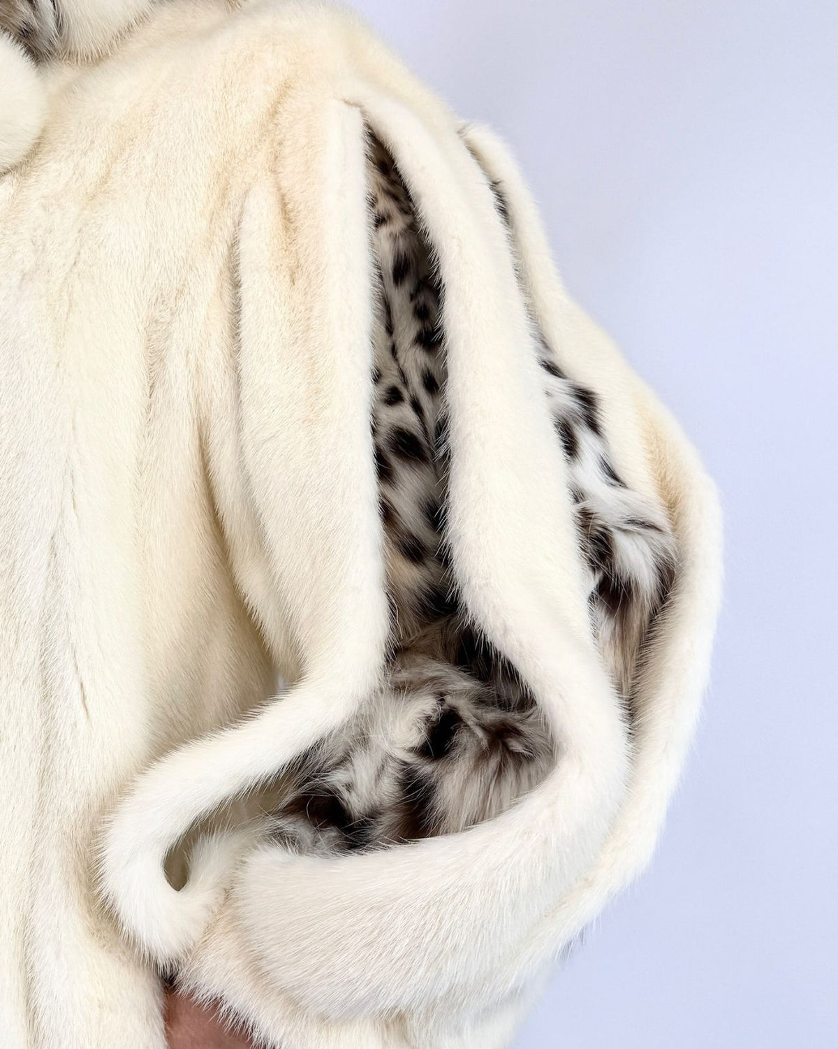 On The Prowl Mink and Lynx White Coat