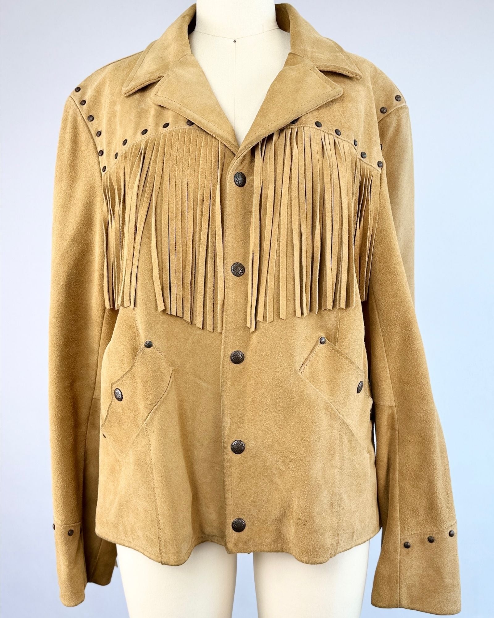 Pioneer Wear Studded Fringe Jacket