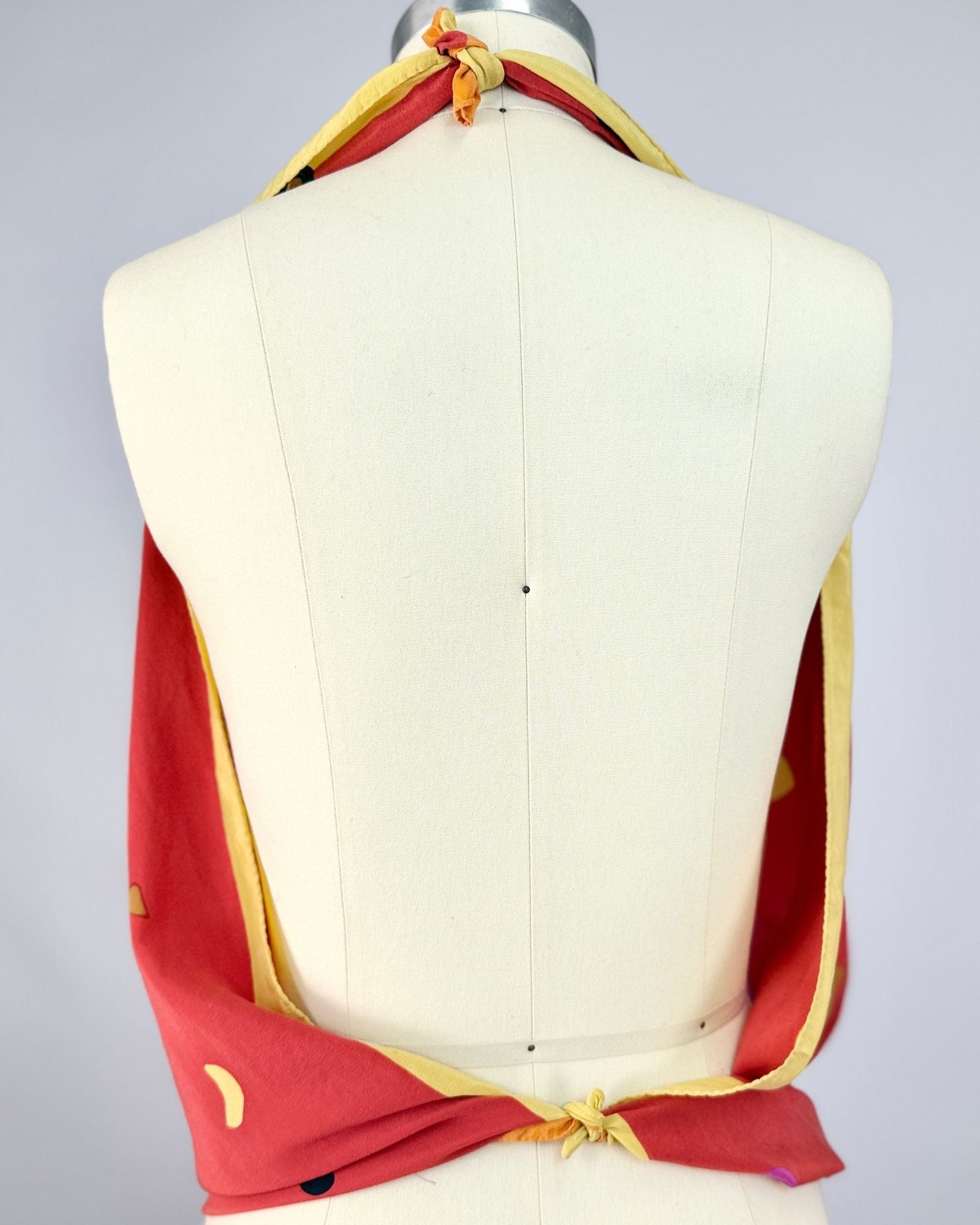 Krizia Butterfly Silk Scarf