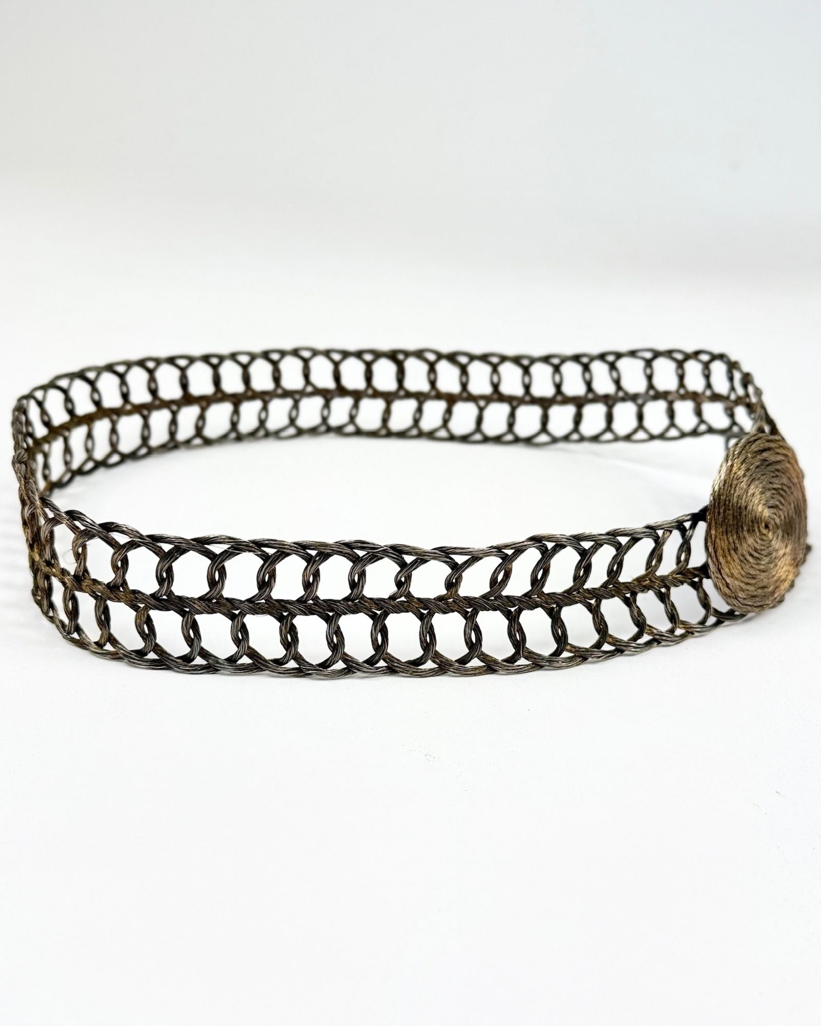 Metallic Woven Belt