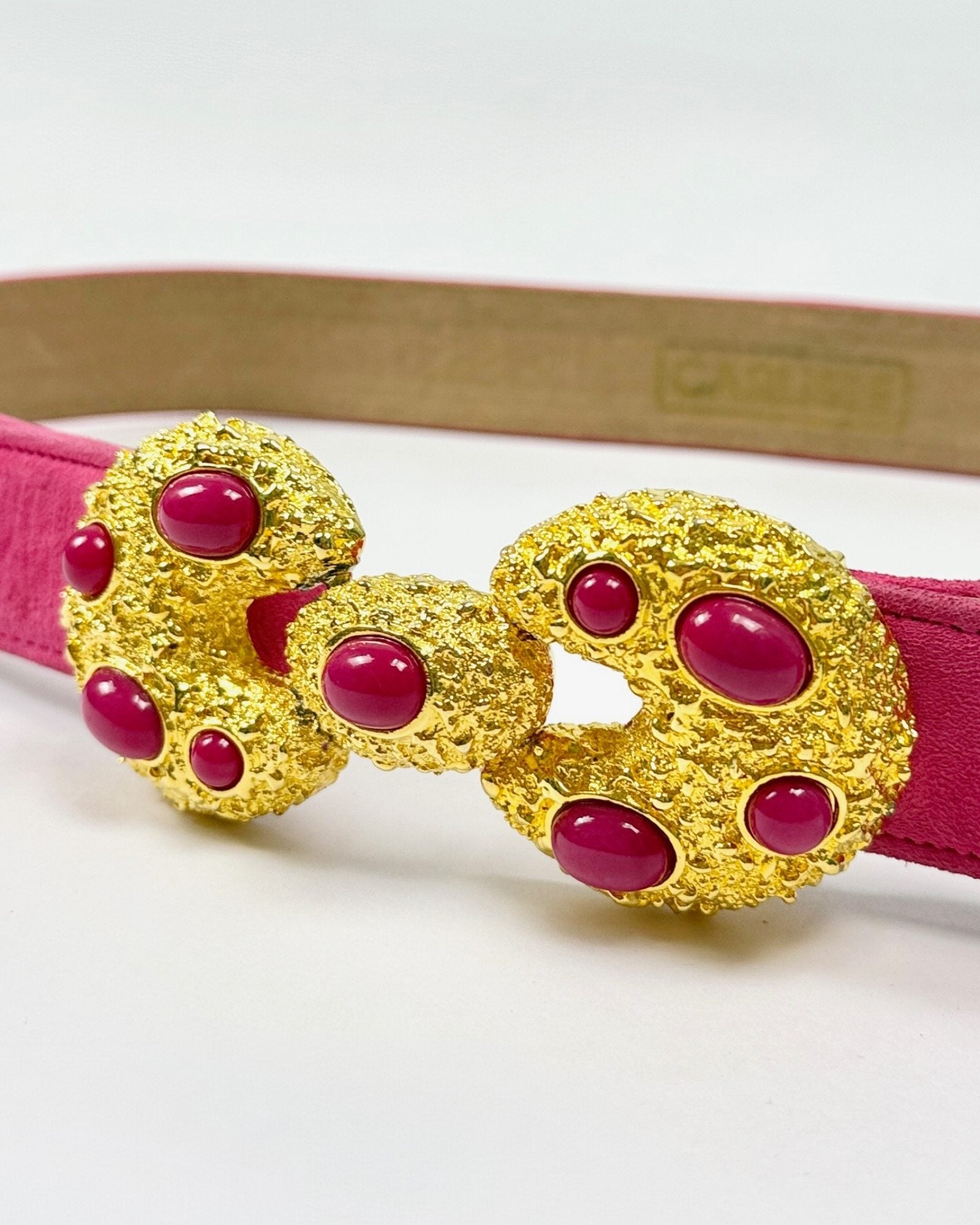Carlisle Pink Suede Belt