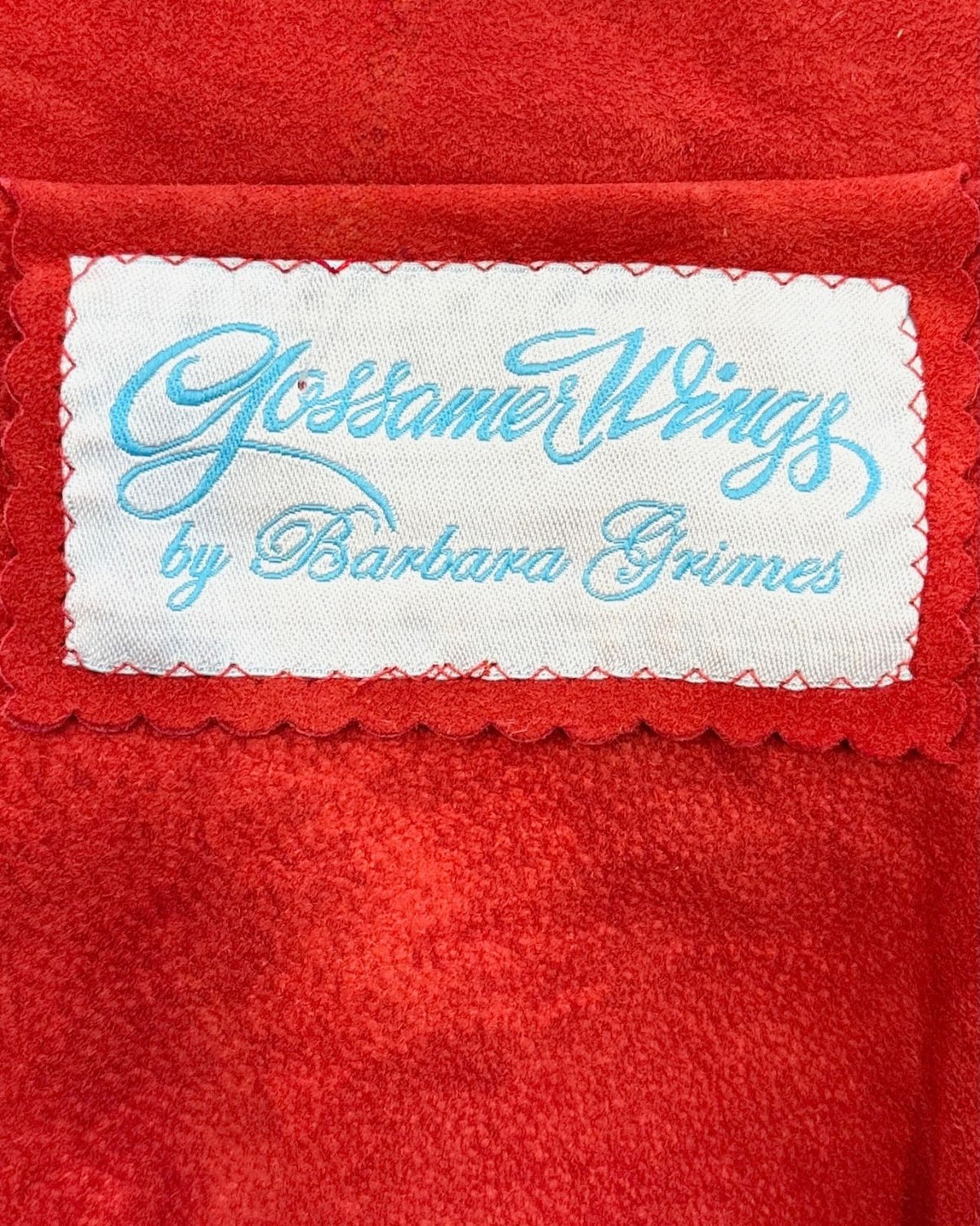 Gossamer Wings Woven Romance Suede Poncho