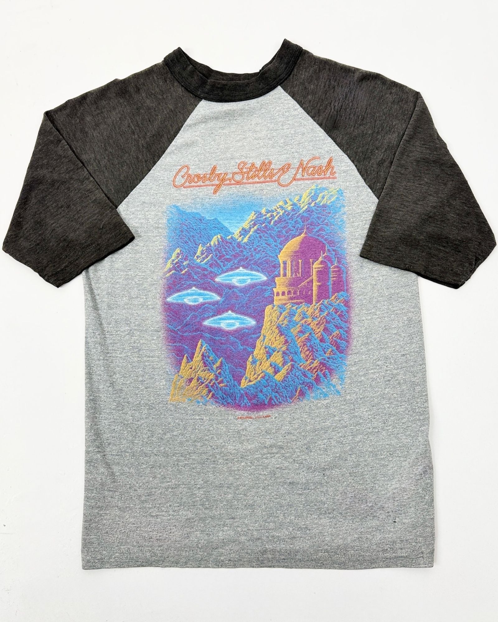 Crosby Stills and Nash Baseball Tee