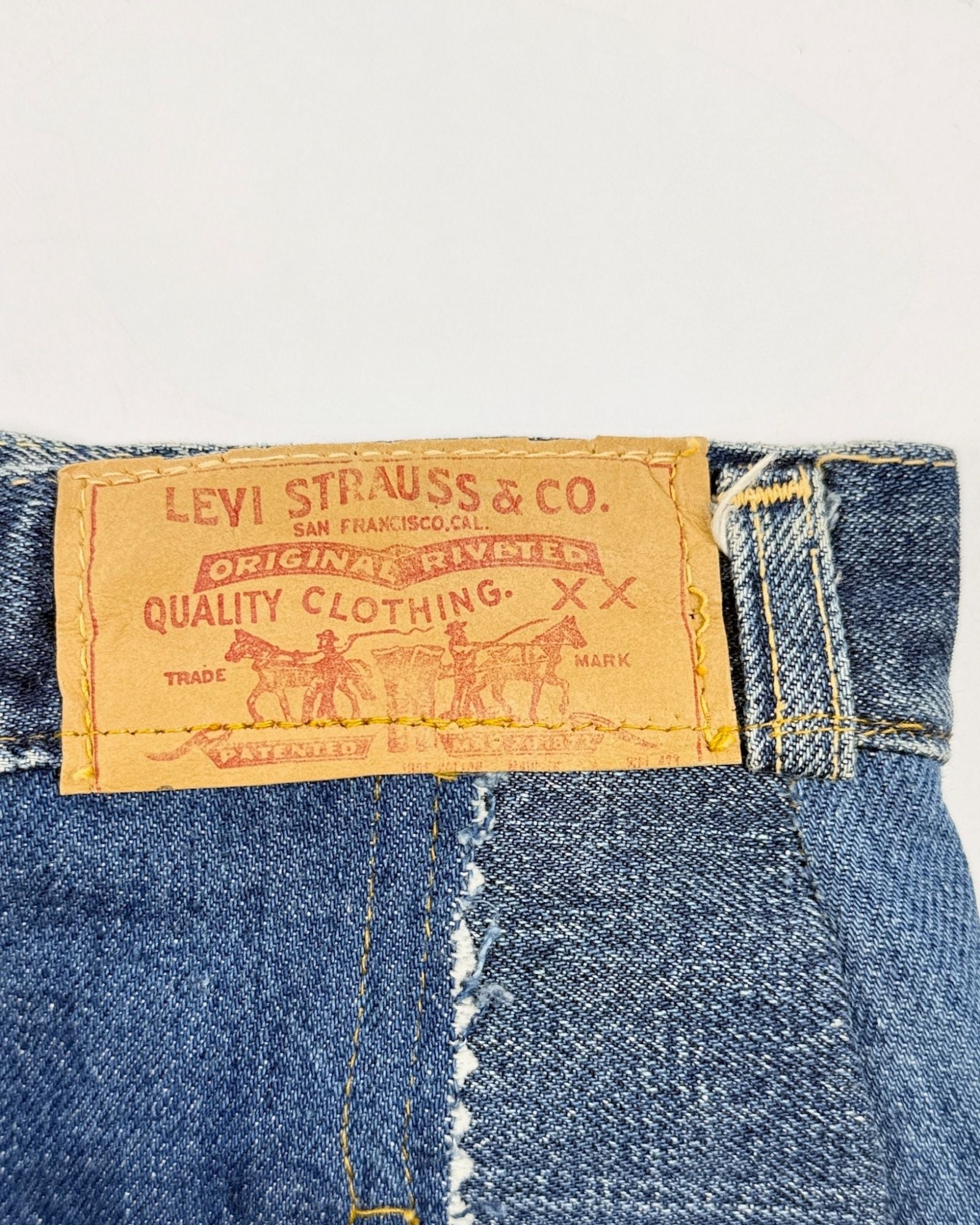 Lady Luck Levi's Patchwork Mini Skirt
