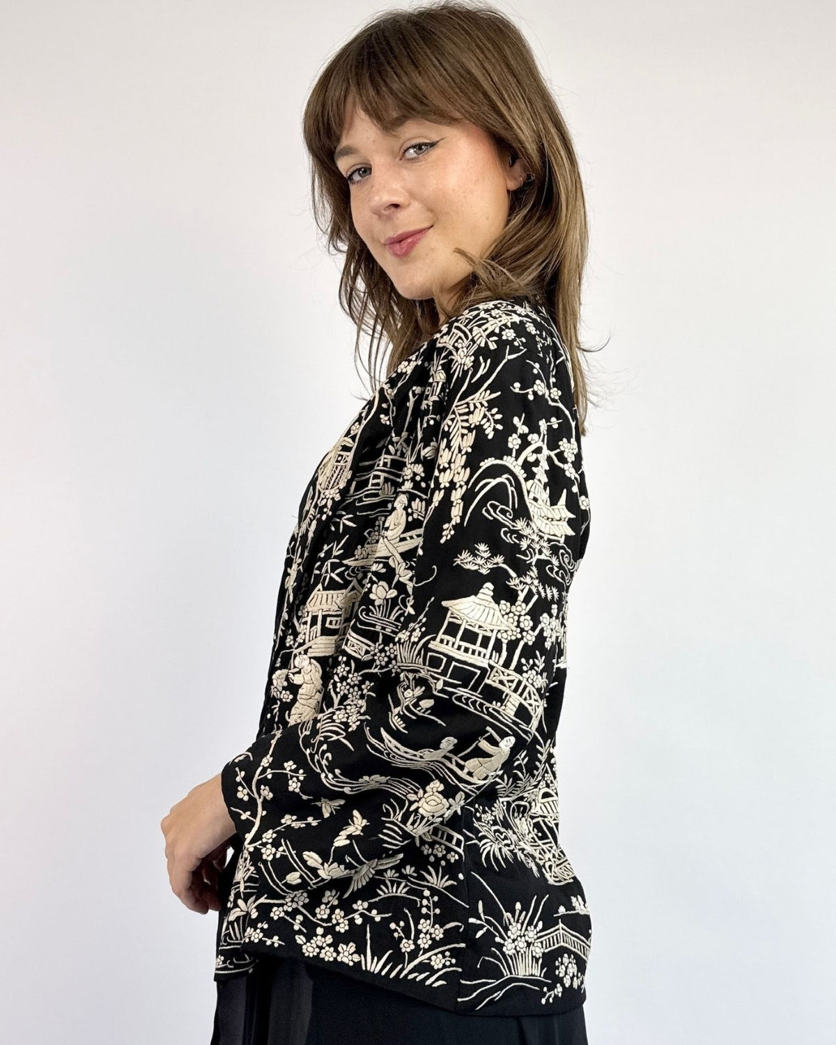 1920s Sensational Stories Embroidered Jacket