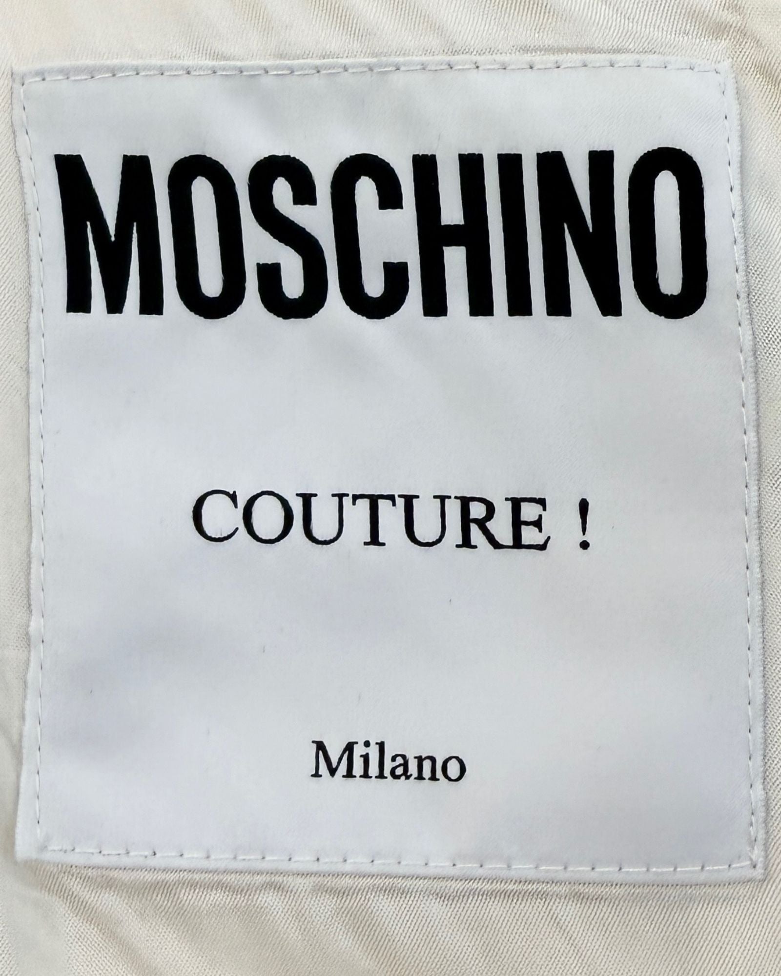 Moschino Couture Make The Cut Pattern Dress