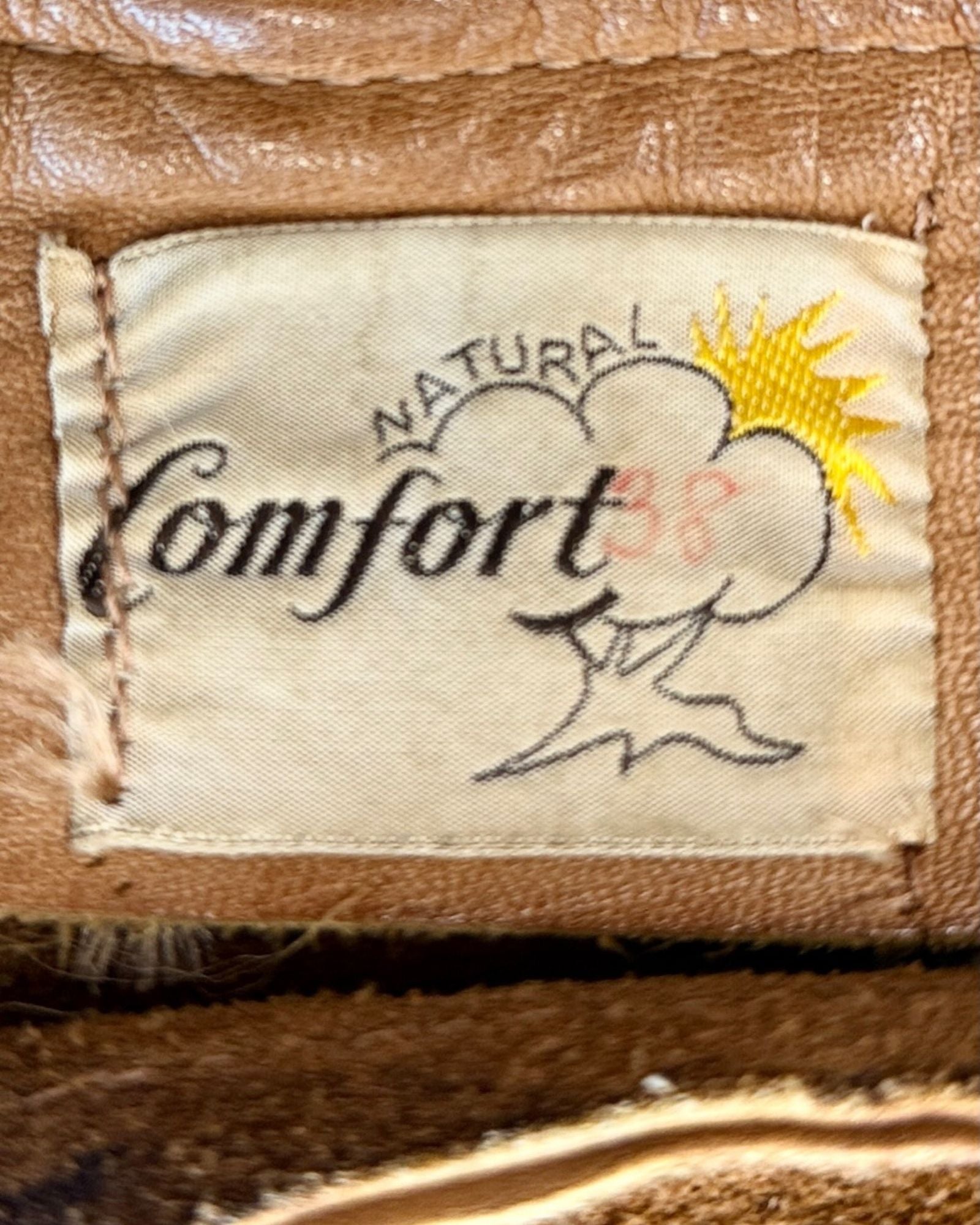 70's Brown Tooled Leather Jacket