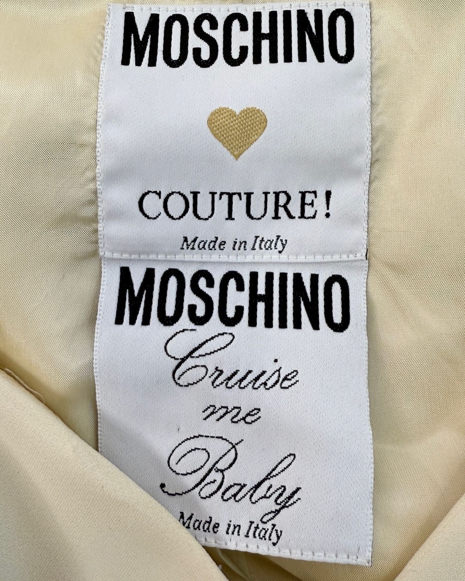 Moschino Couture Suitable Match Dress
