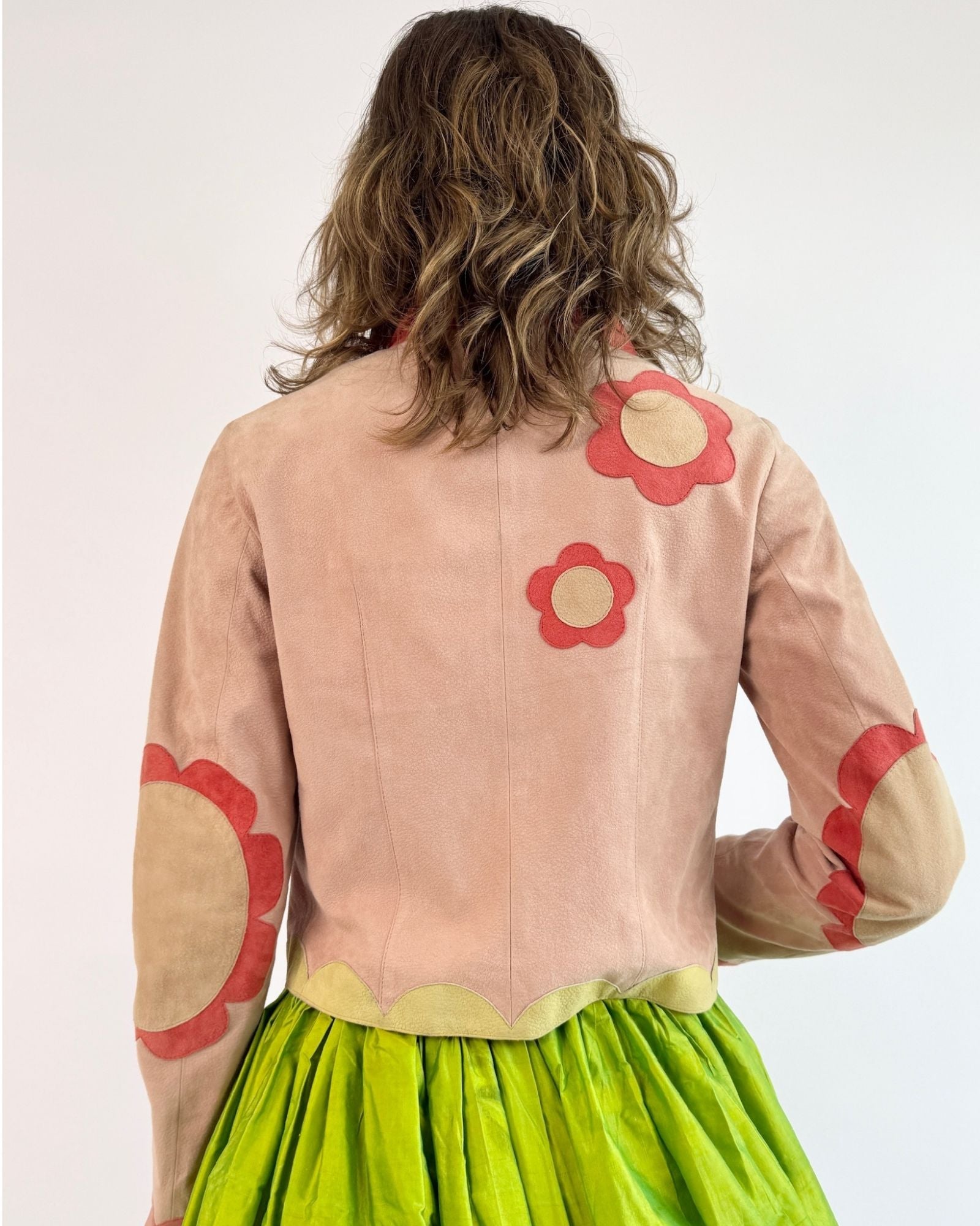 Moschino The Power of Flowers Leather Jacket