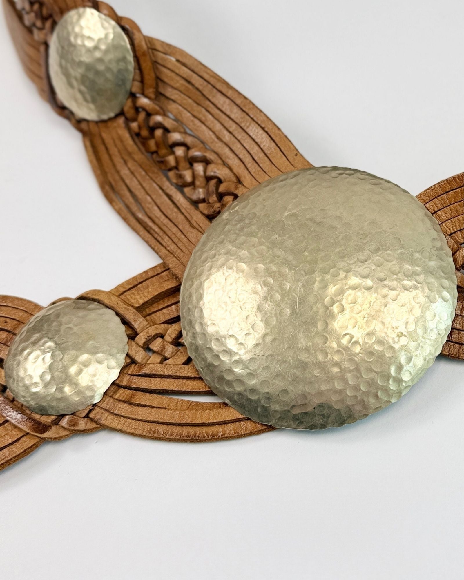 FVB3279 Thick Brown Moroccan Belt