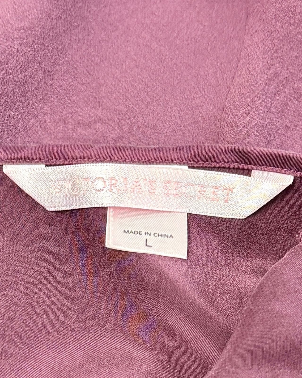 Victoria's Secret Sugared Plum Silk Gown