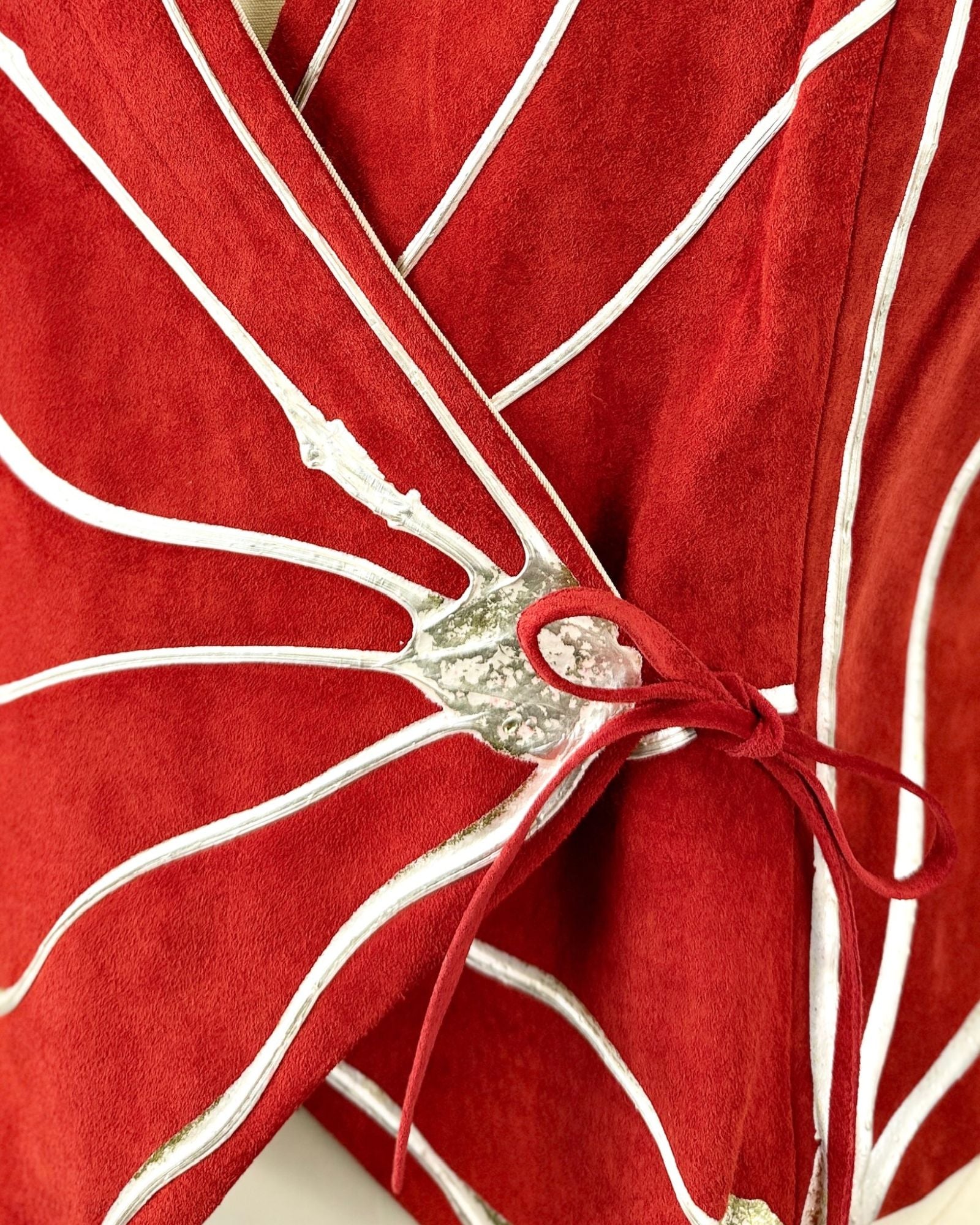 Terry & Toni Red Suede Vest