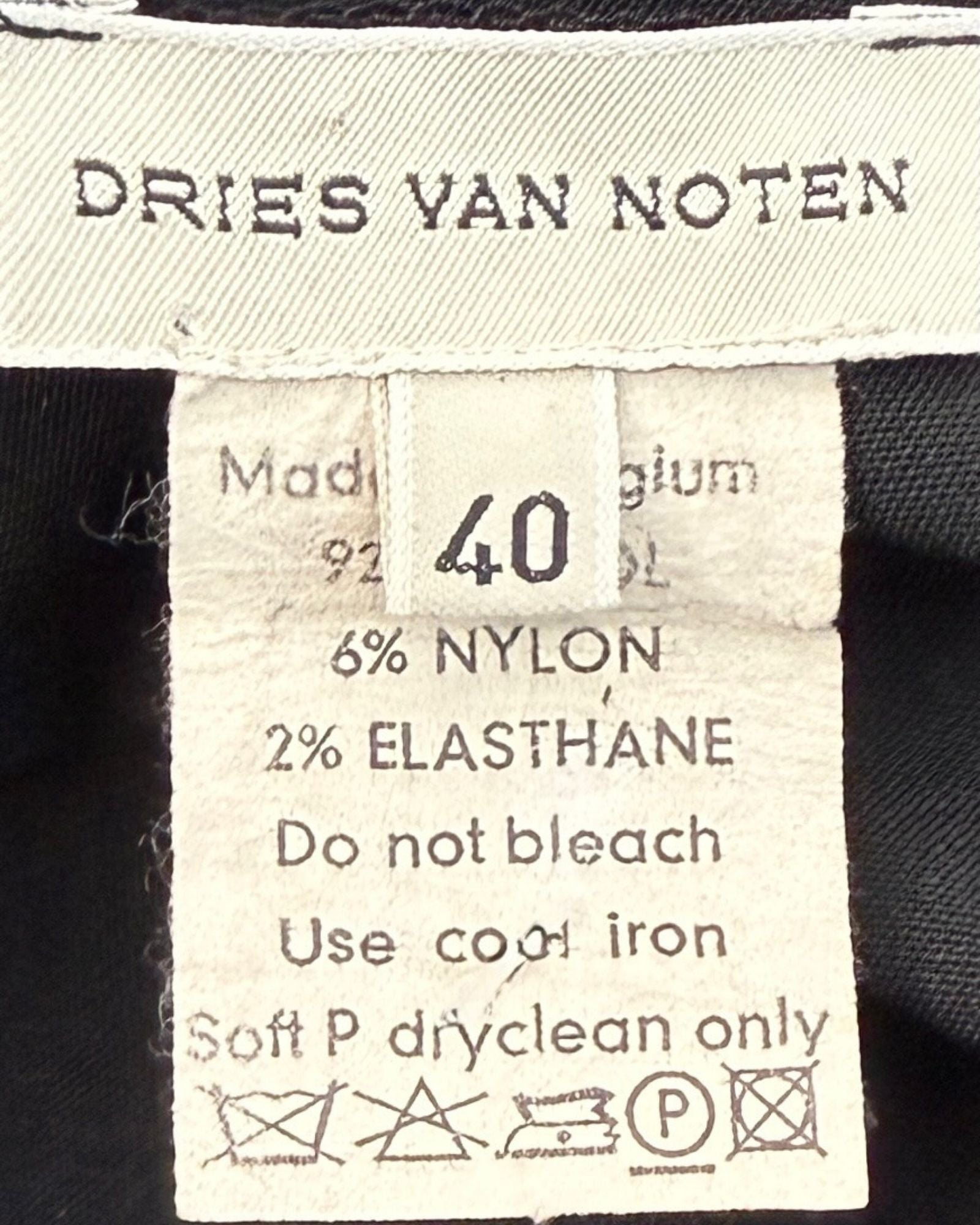 Dries van Noten Sleek Lines Strapless Dress