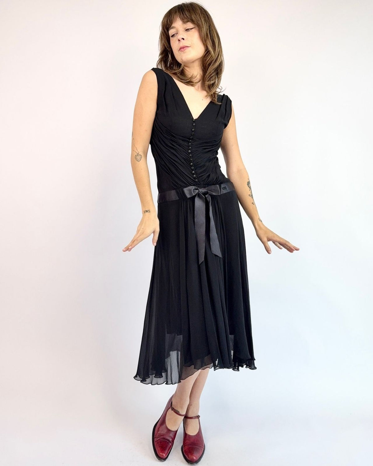Chanel F/W 2009 Chiffon Shadows Dress