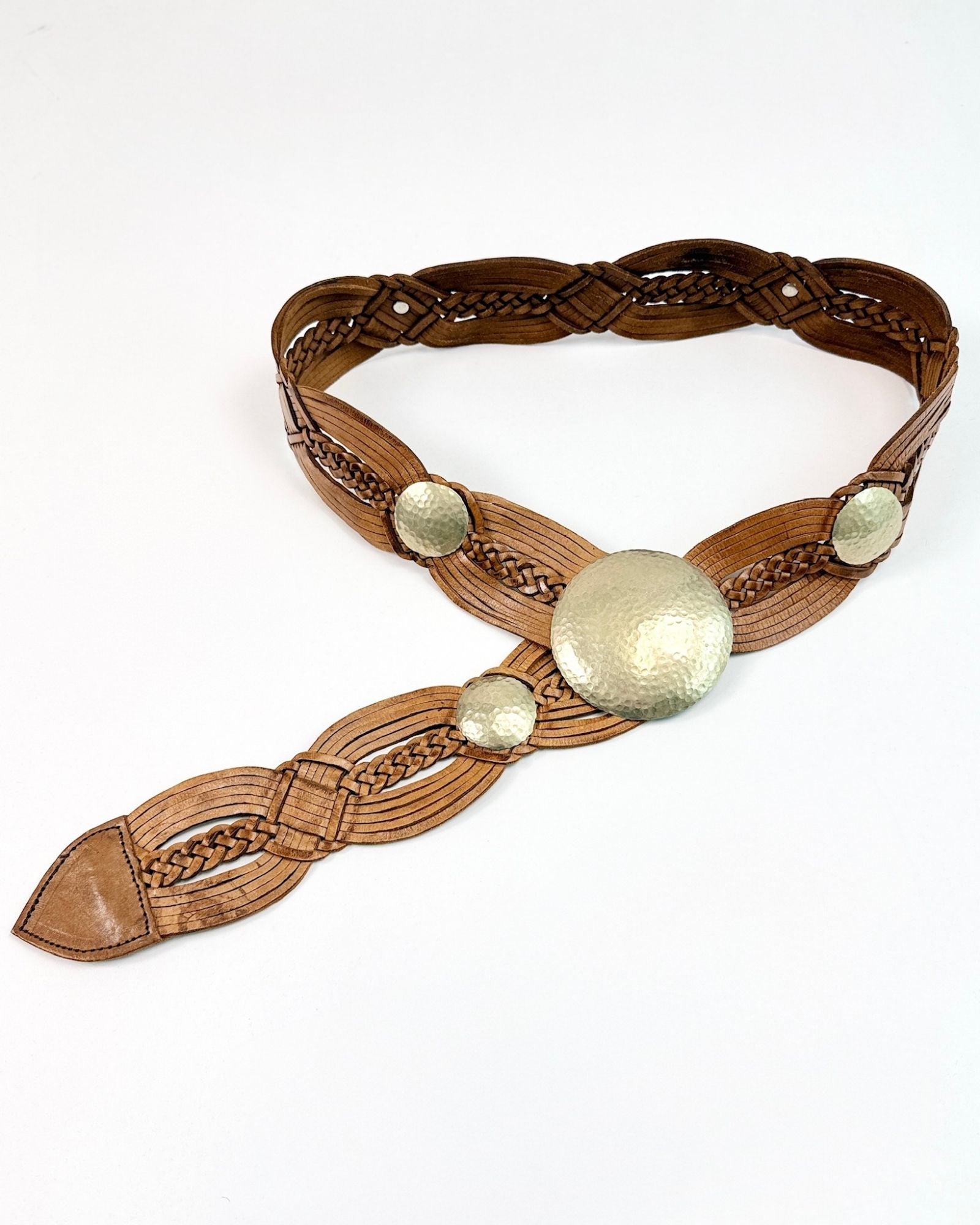 FVB3279 Thick Brown Moroccan Belt