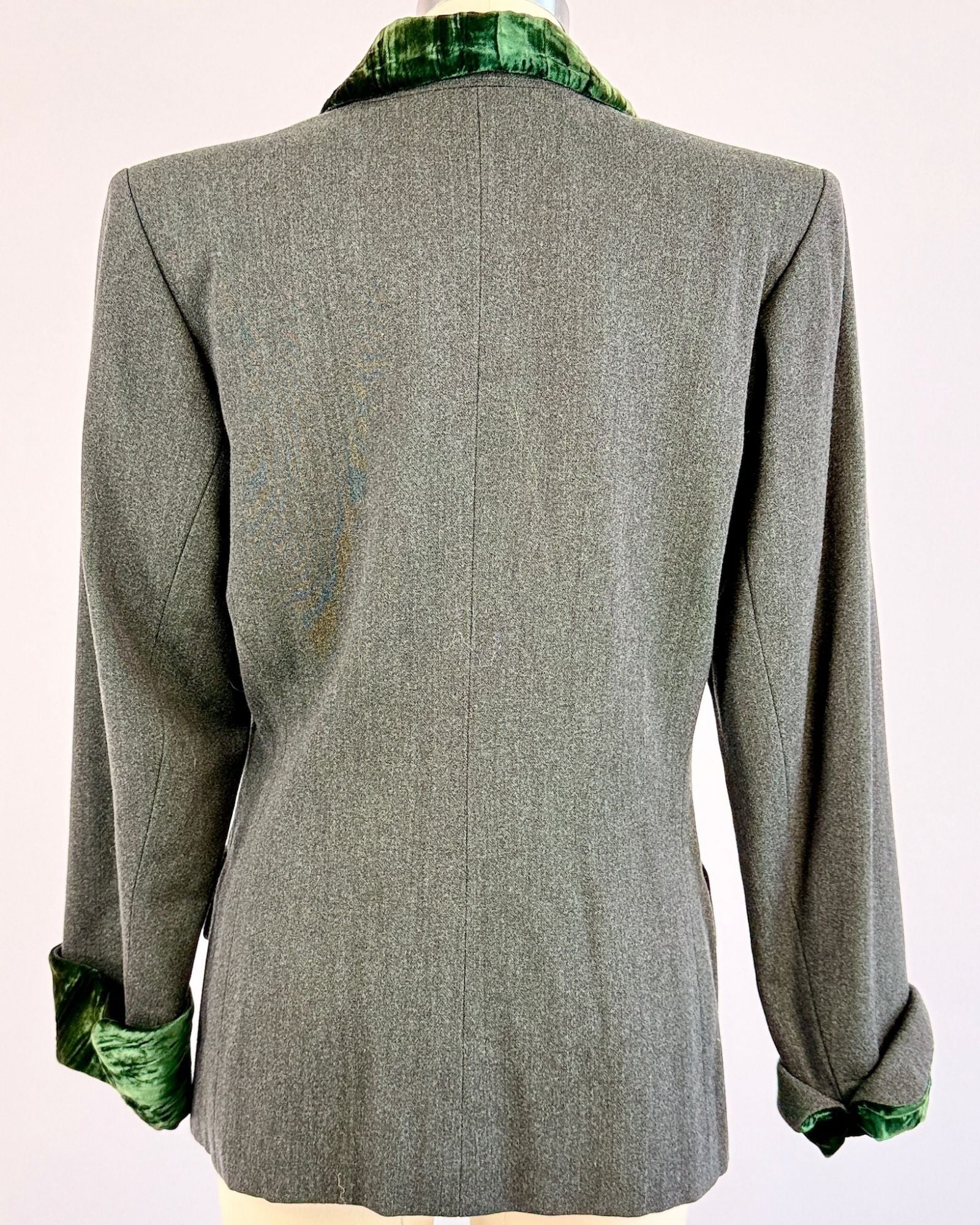YSL Green Wool Blazer