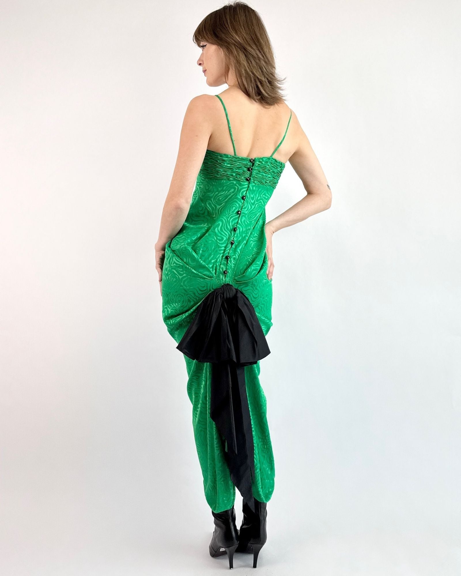 Ungaro The Green Gatsby Silk Dress