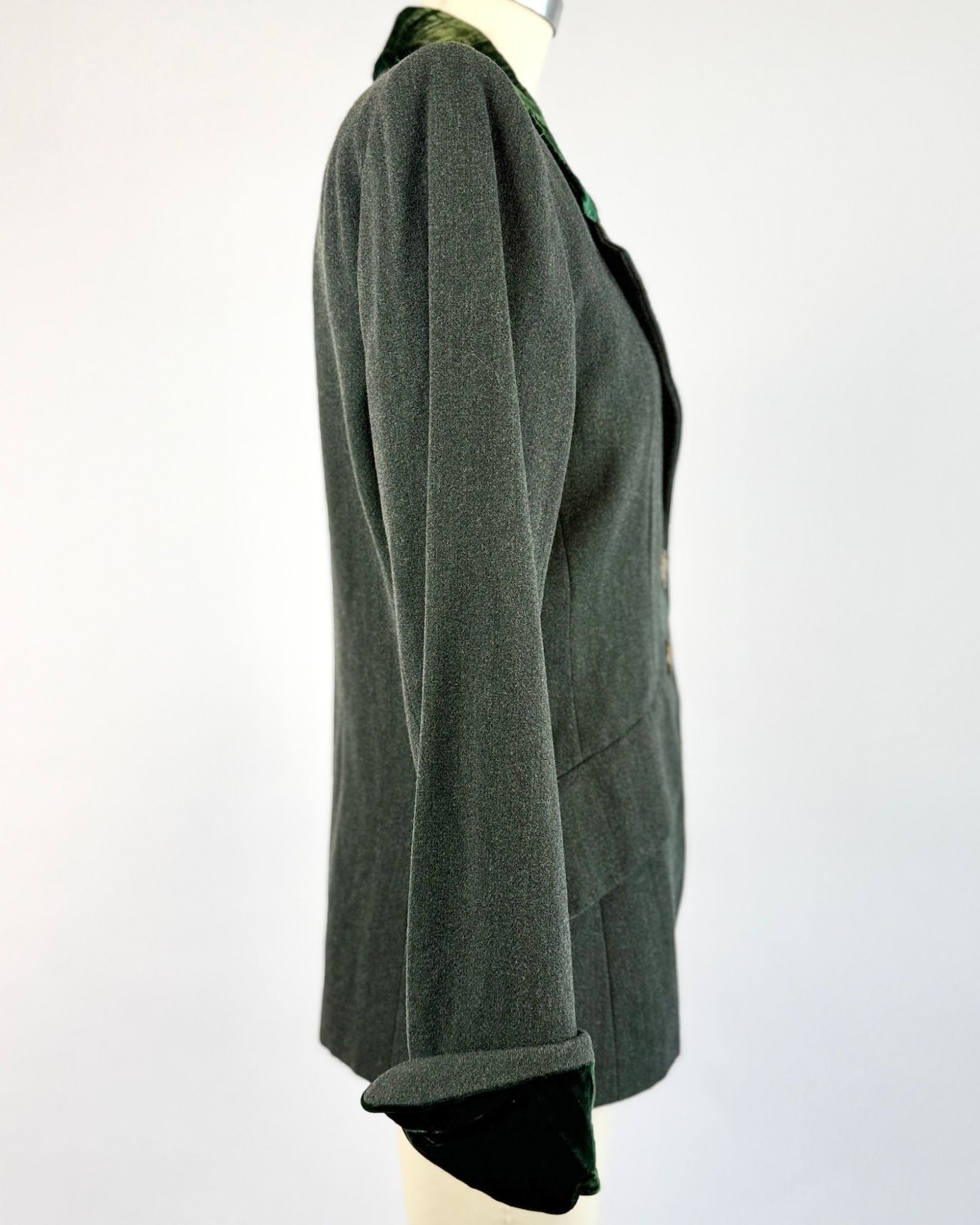 YSL Green Wool Blazer