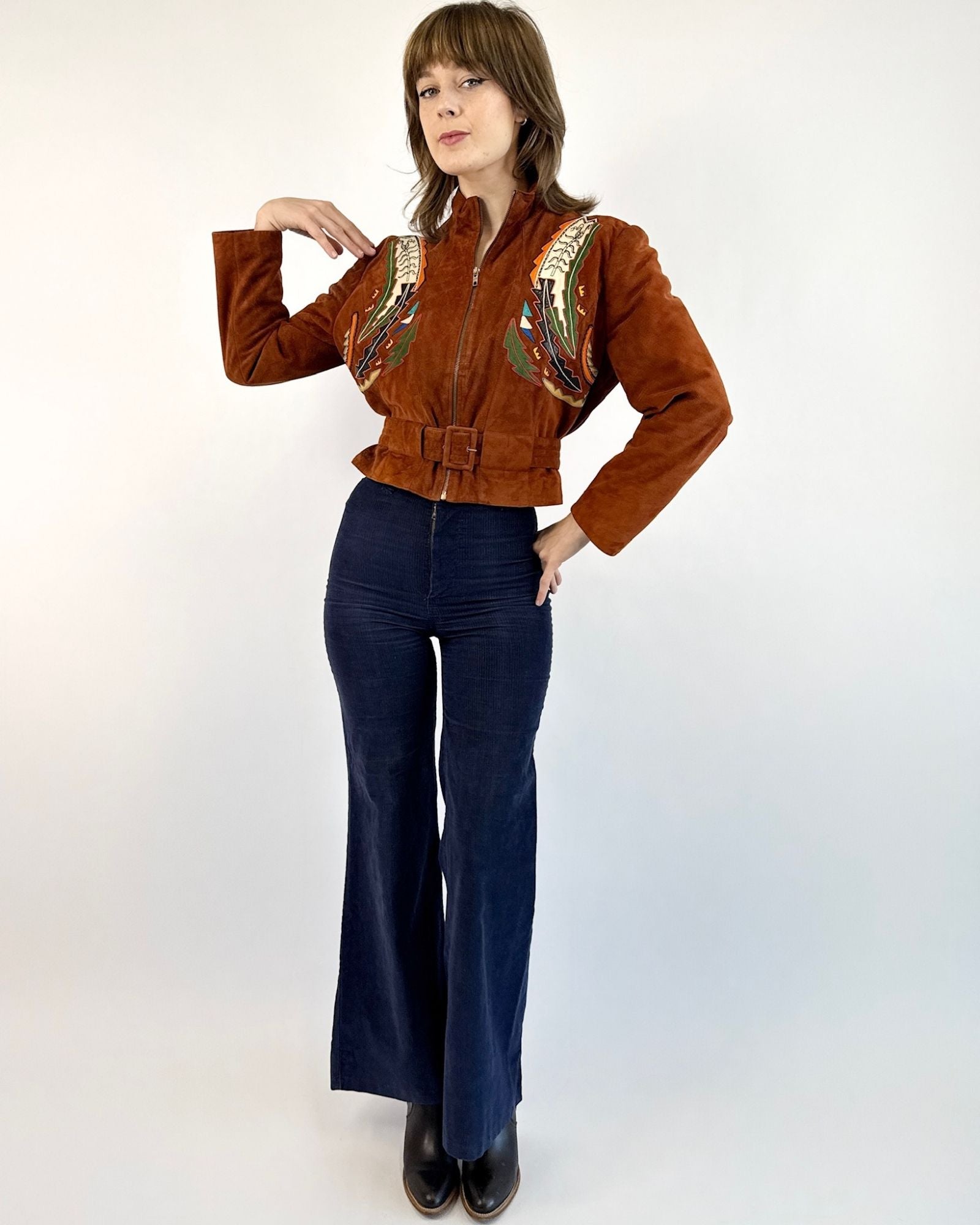 70s Dittos Navy Corduroy Pants