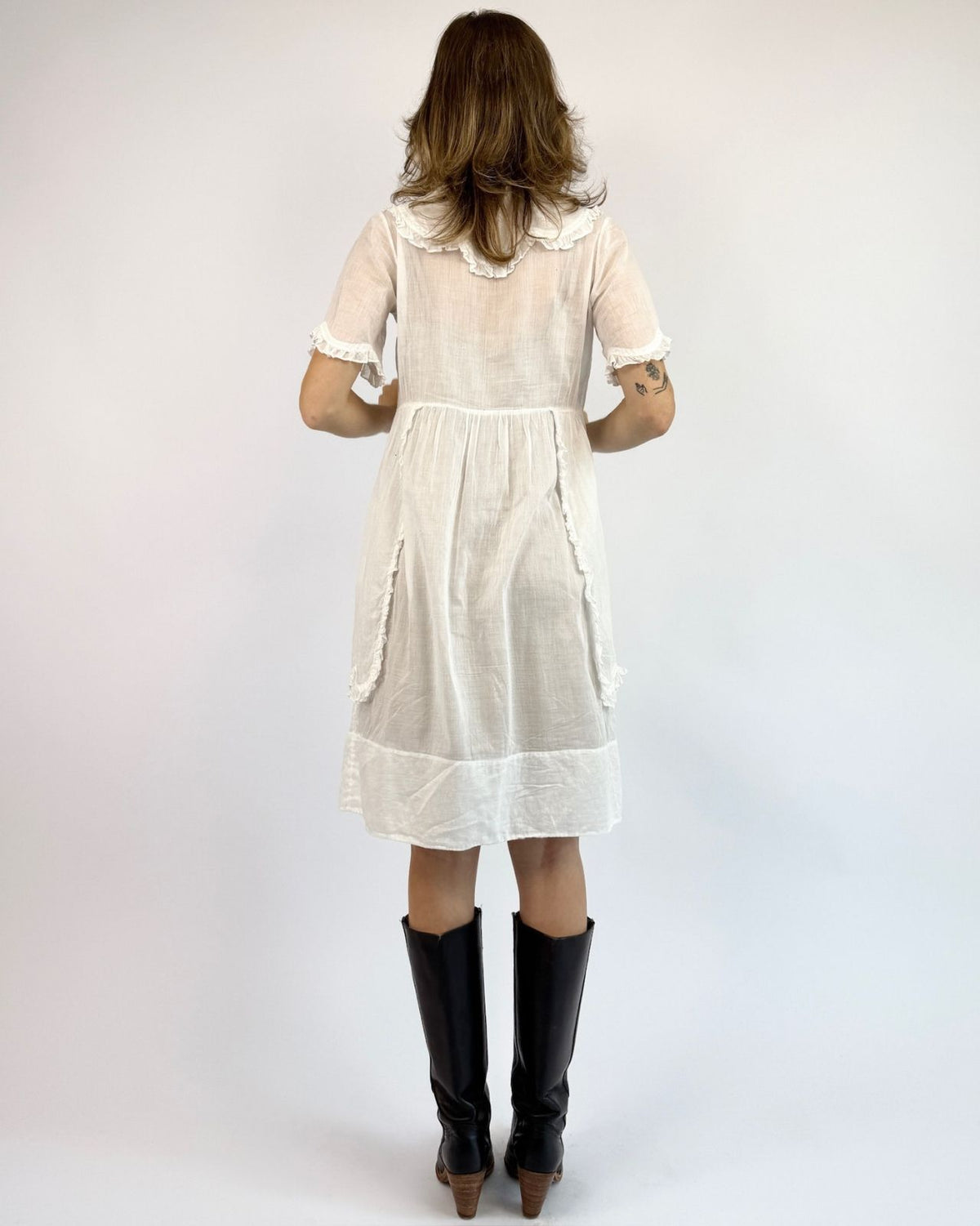 Dove Skies Edwardian Babydoll Dress