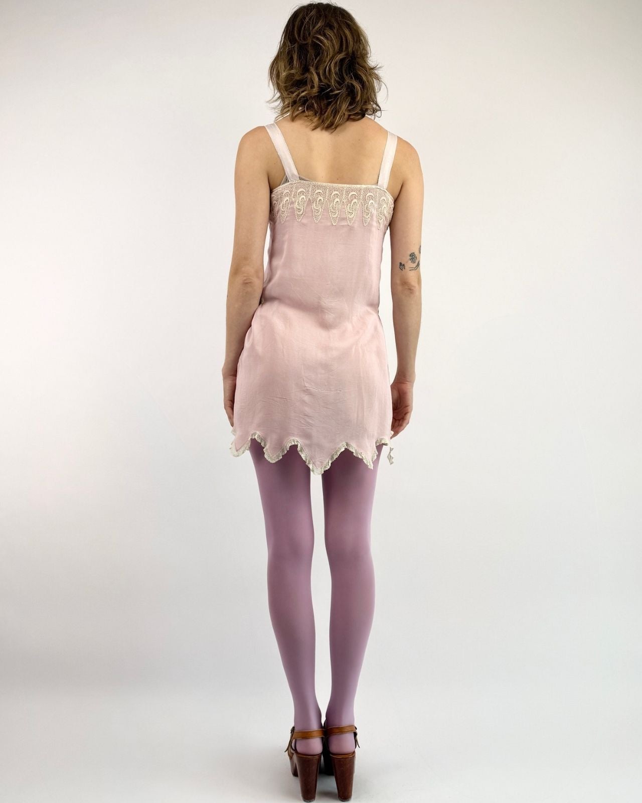 1920s Transparent Petals Chiffon Mini Dress