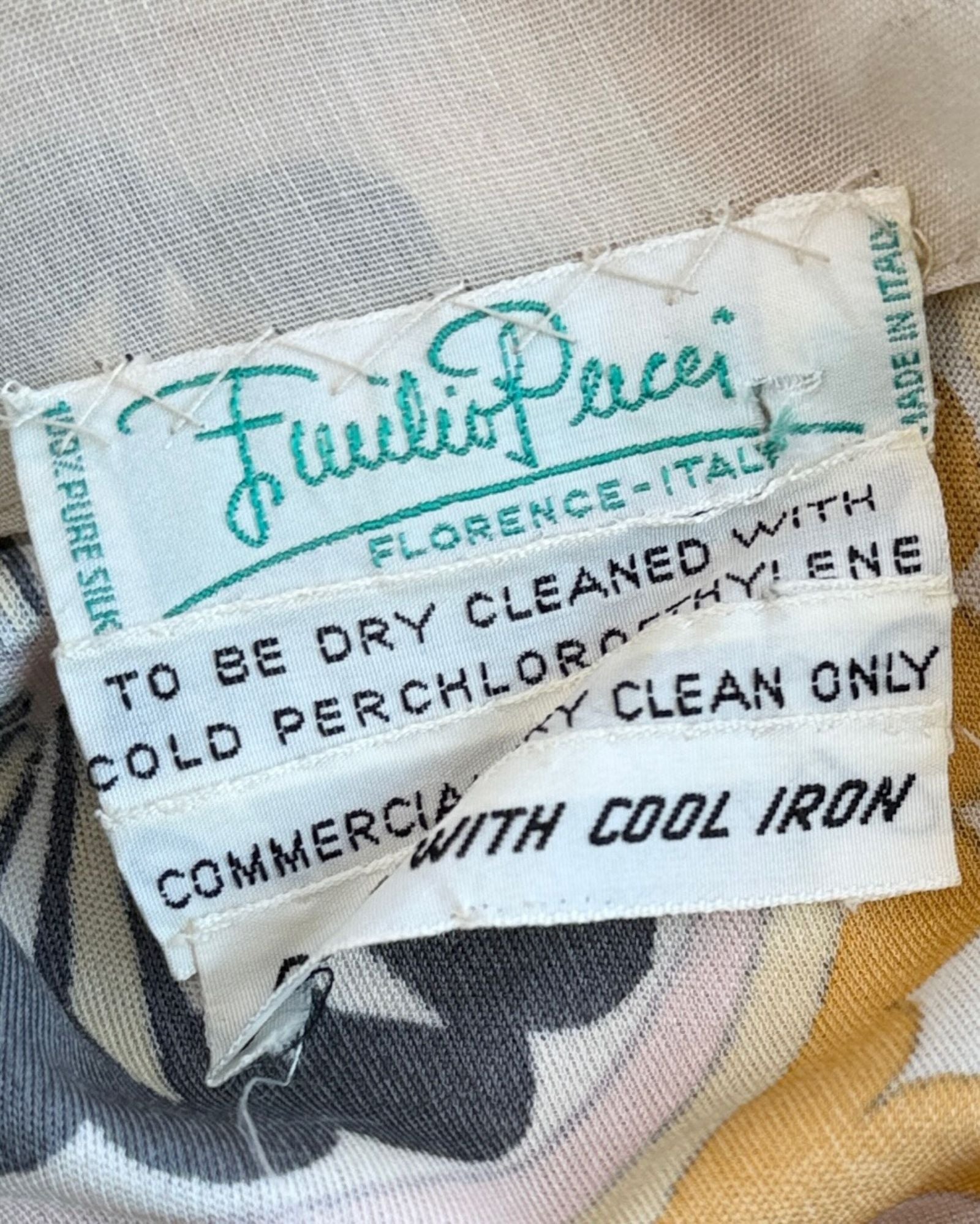 60s Pucci Peach Dress